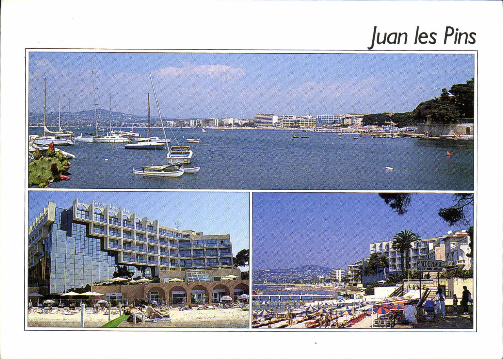 CPM Juan les Pins Alpes Maritimes Les Plages 