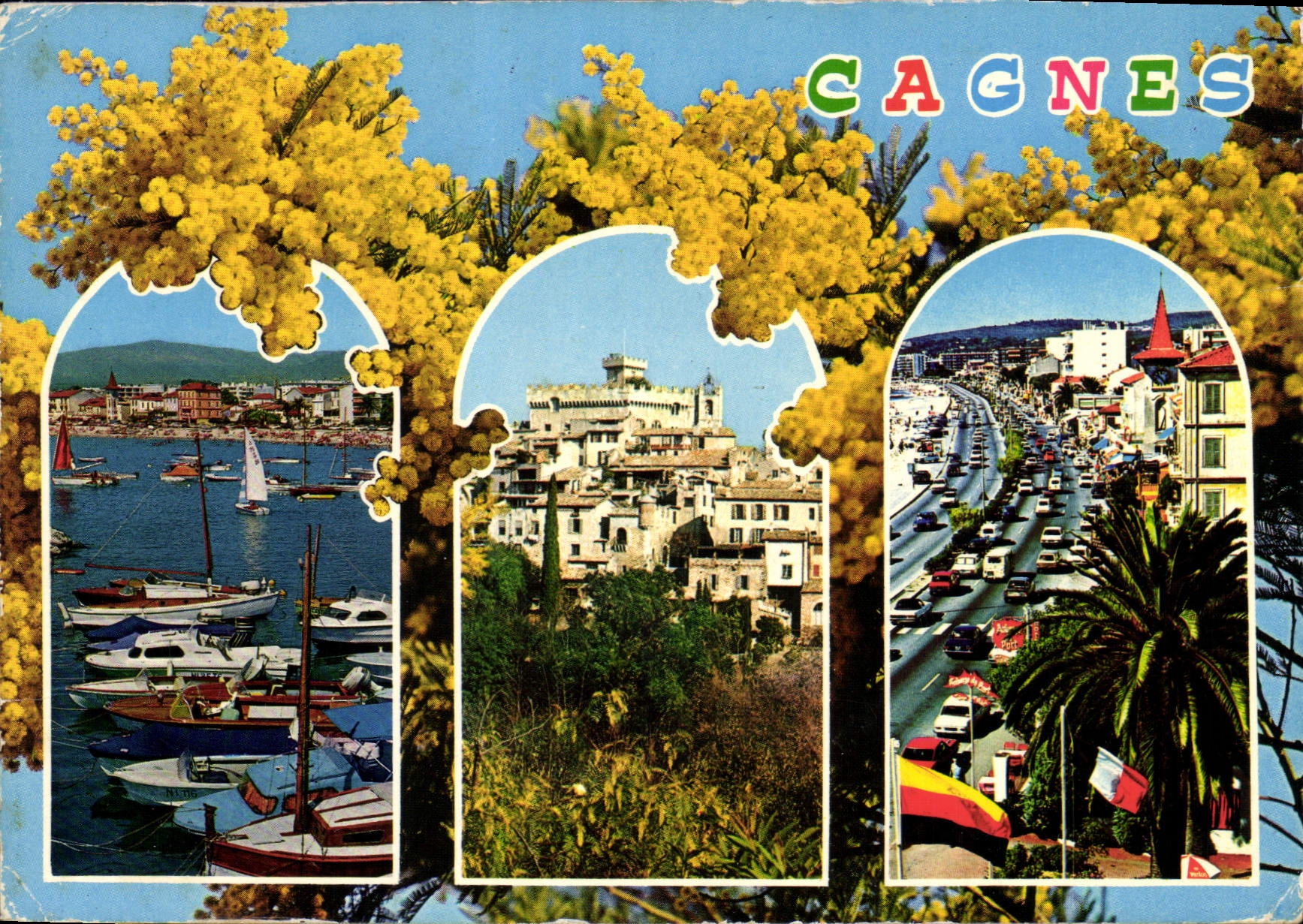 CPM Cote d'Azur French Riviera Cagnes sur Mer Alpes Maritimes