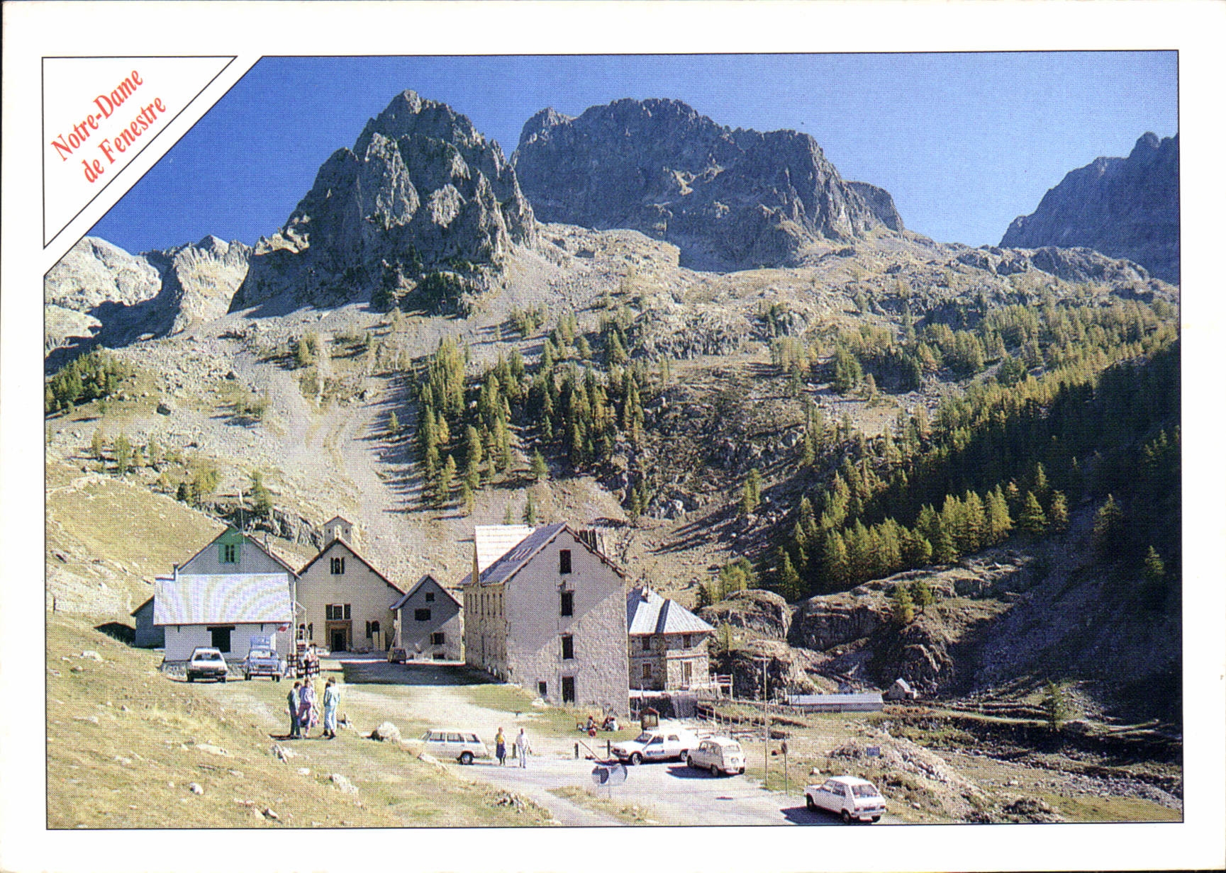 CPM Haute Valle de la Vesubie Alpes Maritimes le Sanctuaire de Notre Dame de Fenestre point de depar