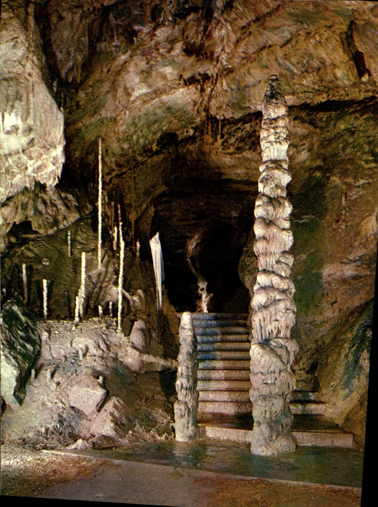 CPM Grottes de Han sur Lesse le minaret Nouvelles Galeries 