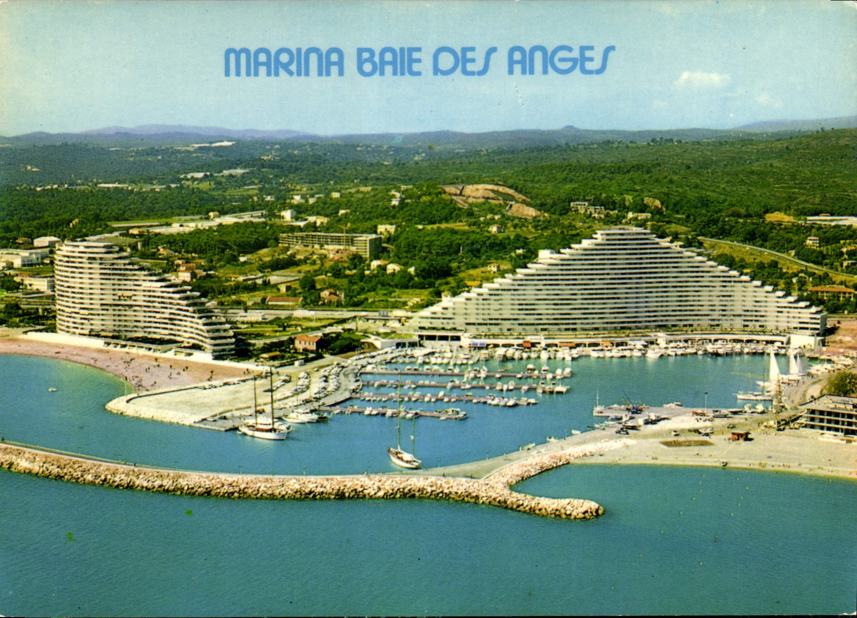 CPM Marina Baie des Anges Villeneuve Loubet Plage Cote d'Azur French Riviers vue generale aerienne 