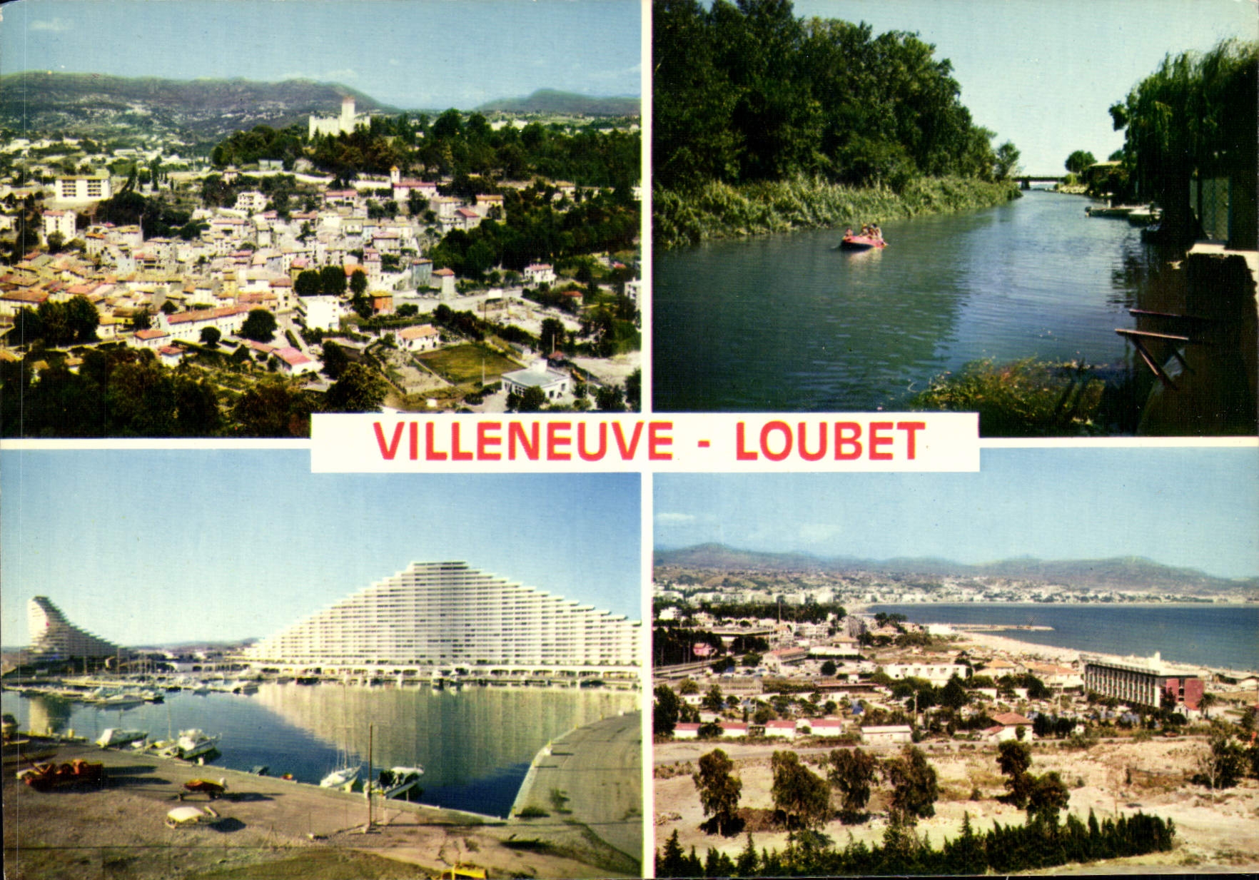 CPM La Cote d'Azur Villeneuve Loubet Le Village le Loup Marina Baie des Anges 