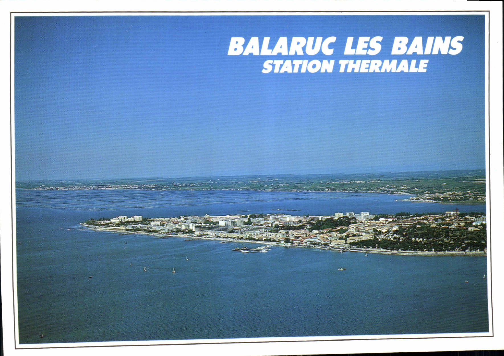 CPM Balaruc les Bains Herault vue aerienne