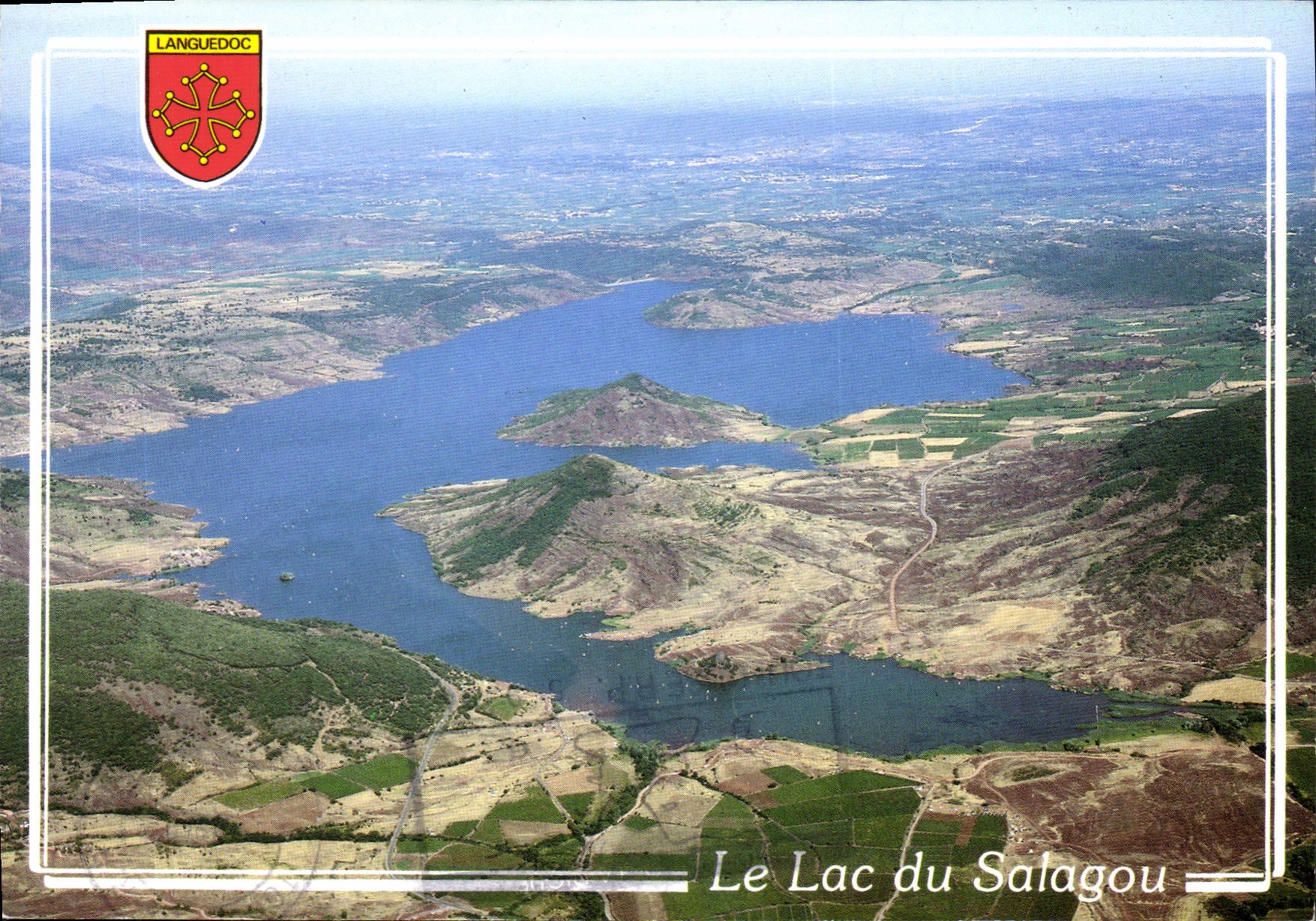 CPM Le Lac du Salagou Herault vue aerienne du lac 