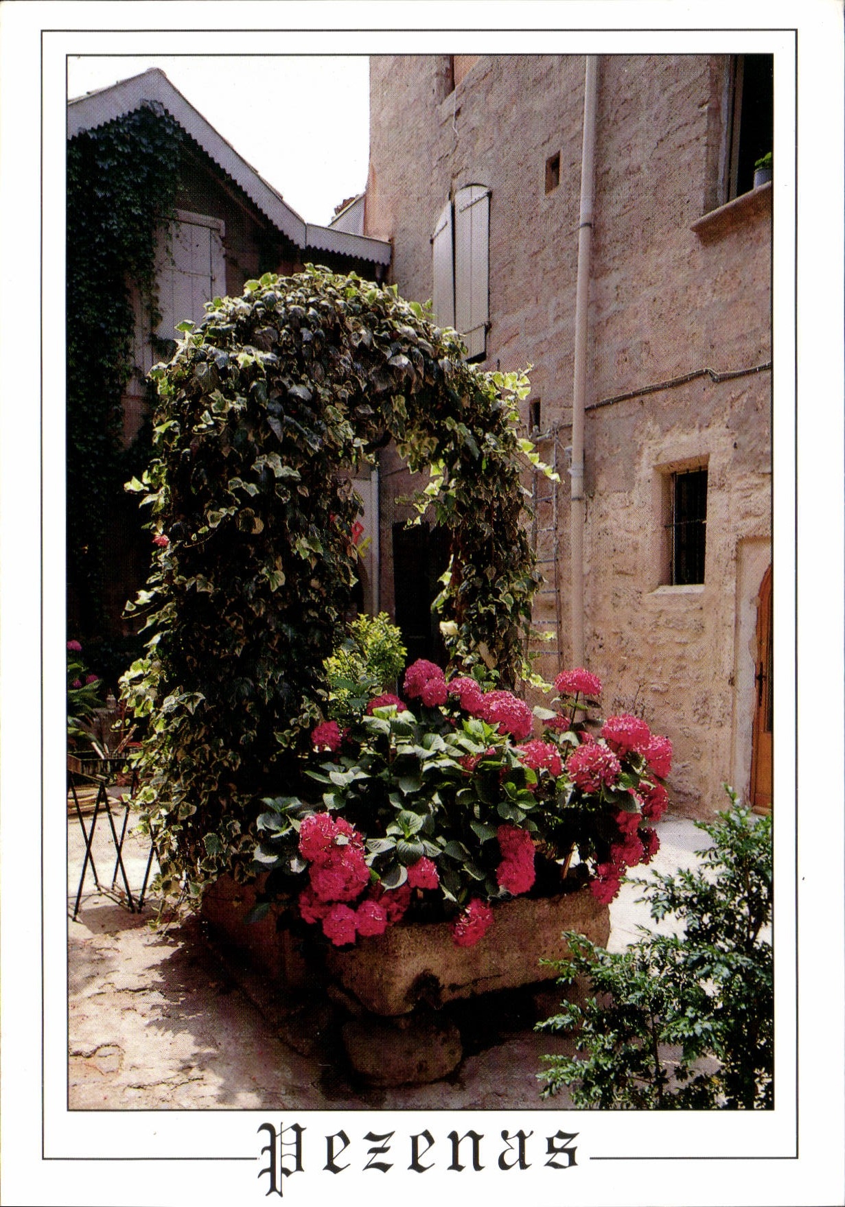 CPM Pezenas Herault Ville d'Art Hostellerie du Bat d'Argent le vieux puit