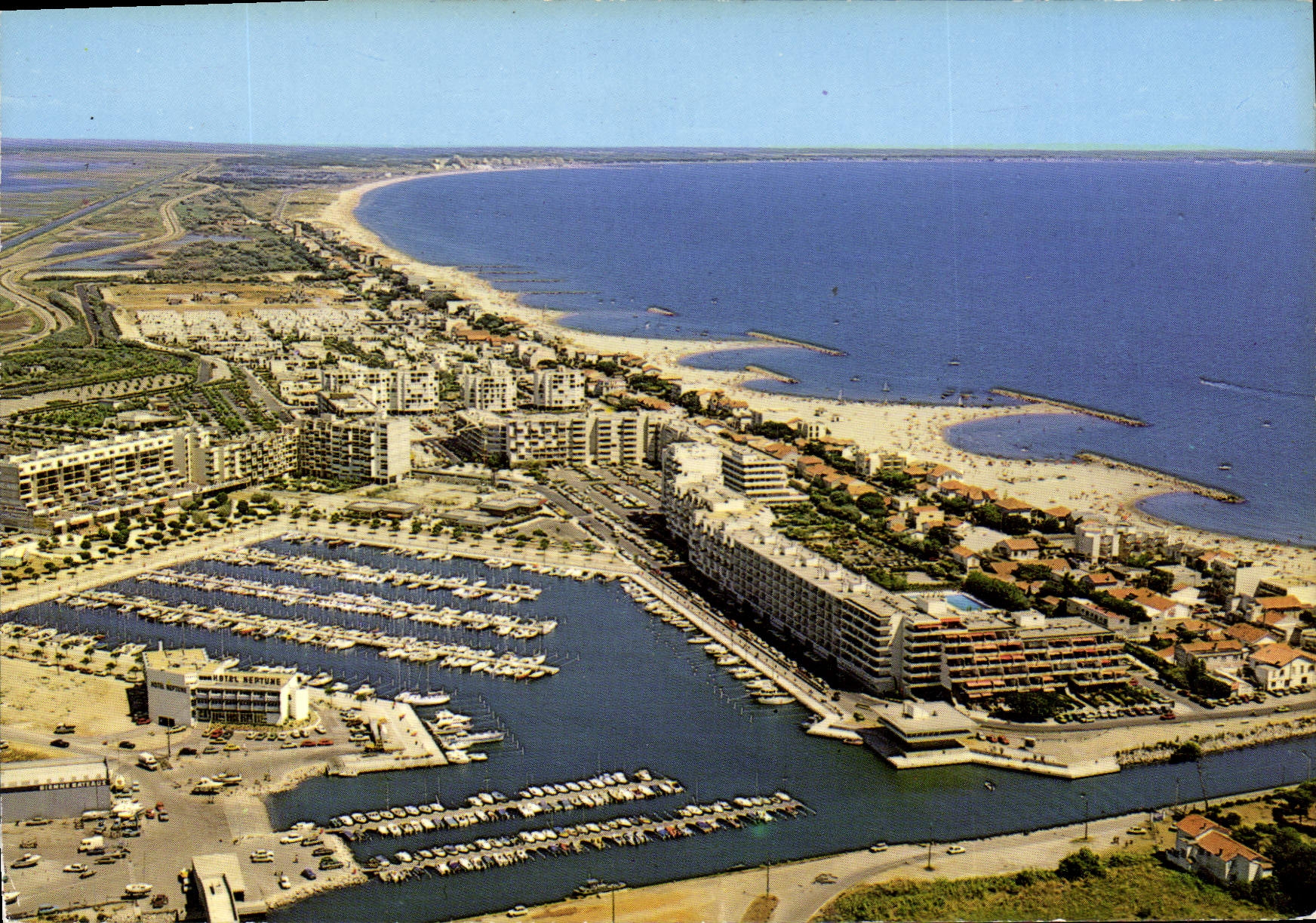 CPM Carnon Plage Herault vue aerienne