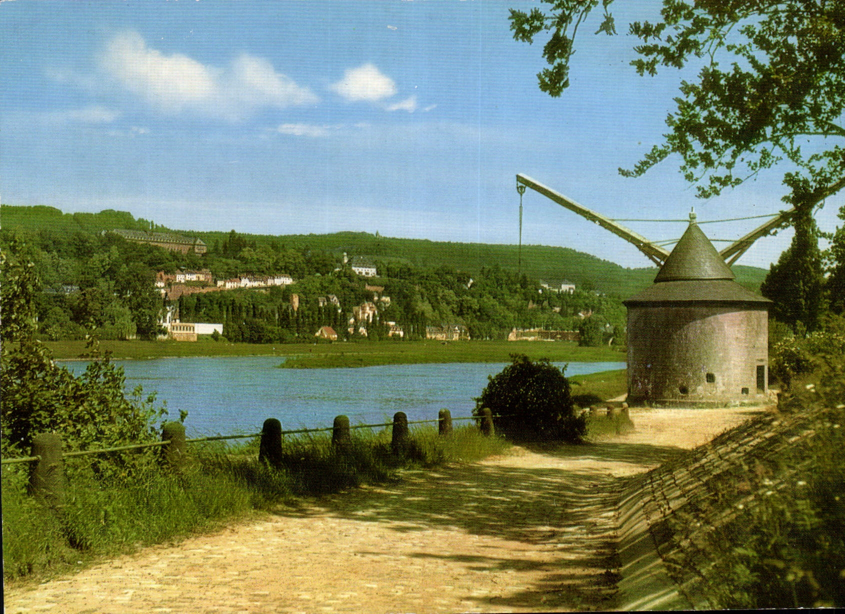 CPM Moselpromenade mit altem Schifferkran