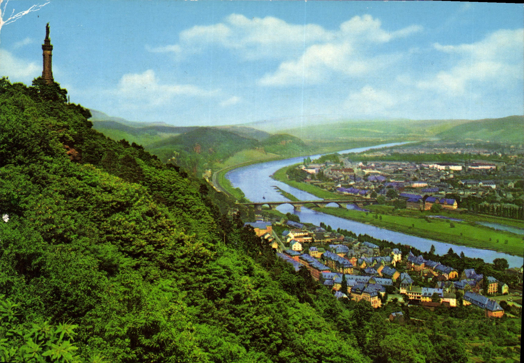 CPM Trier Mariensaule und Mosel Colonne Sainte Marie et vue sur la Moselle