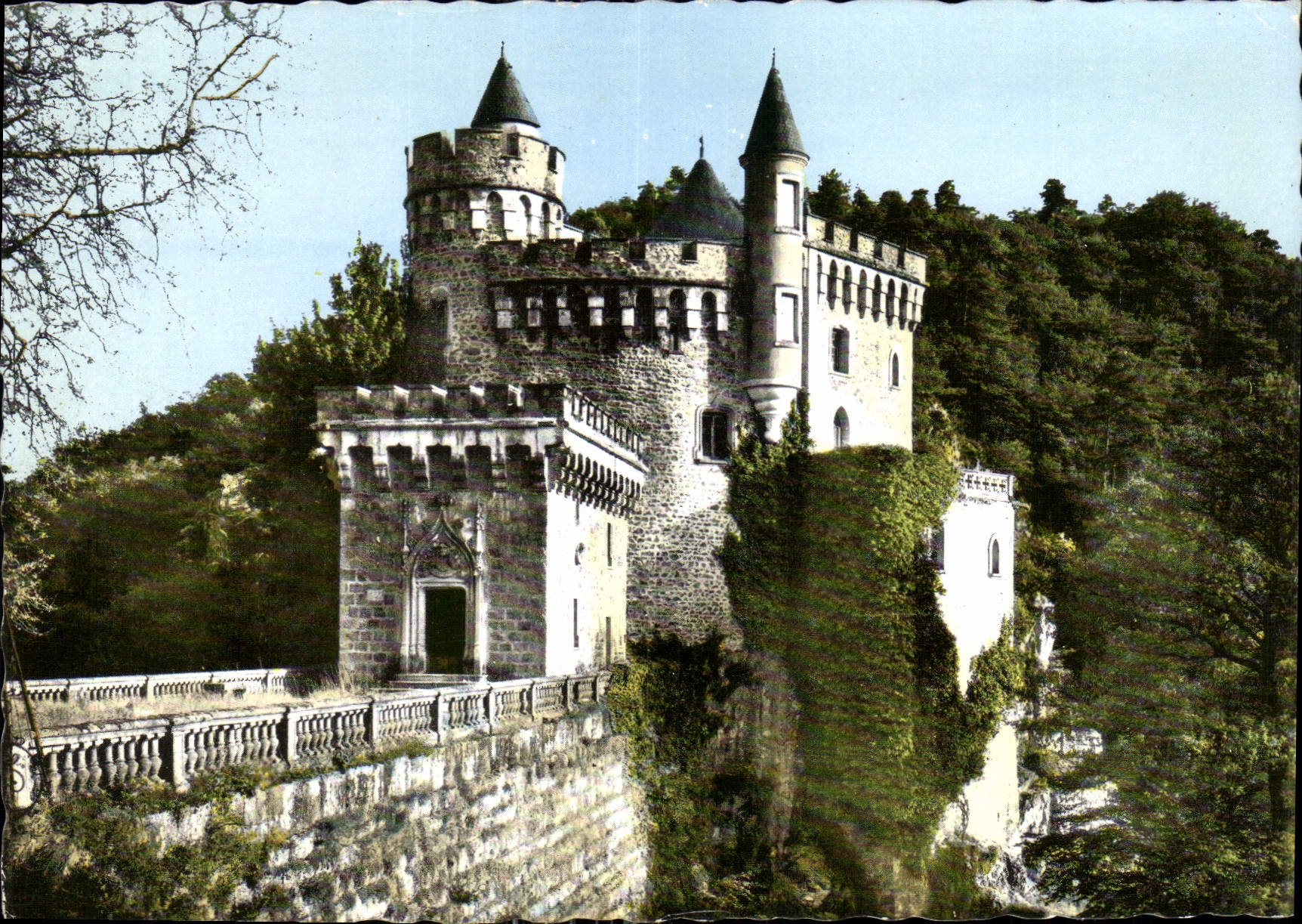 CPM Les Gorges de la Loire Le Chateau de la Roche