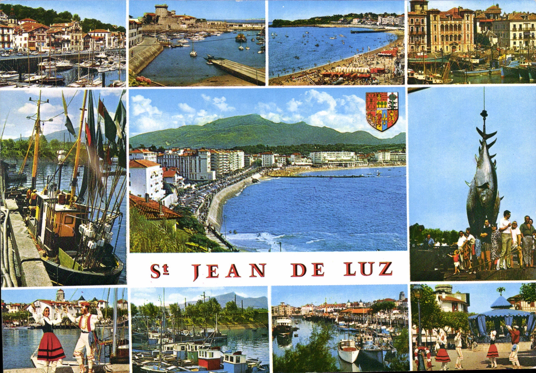 CPM St Jean de Luz P A Station Balneaire Port Sordinier et Thonier