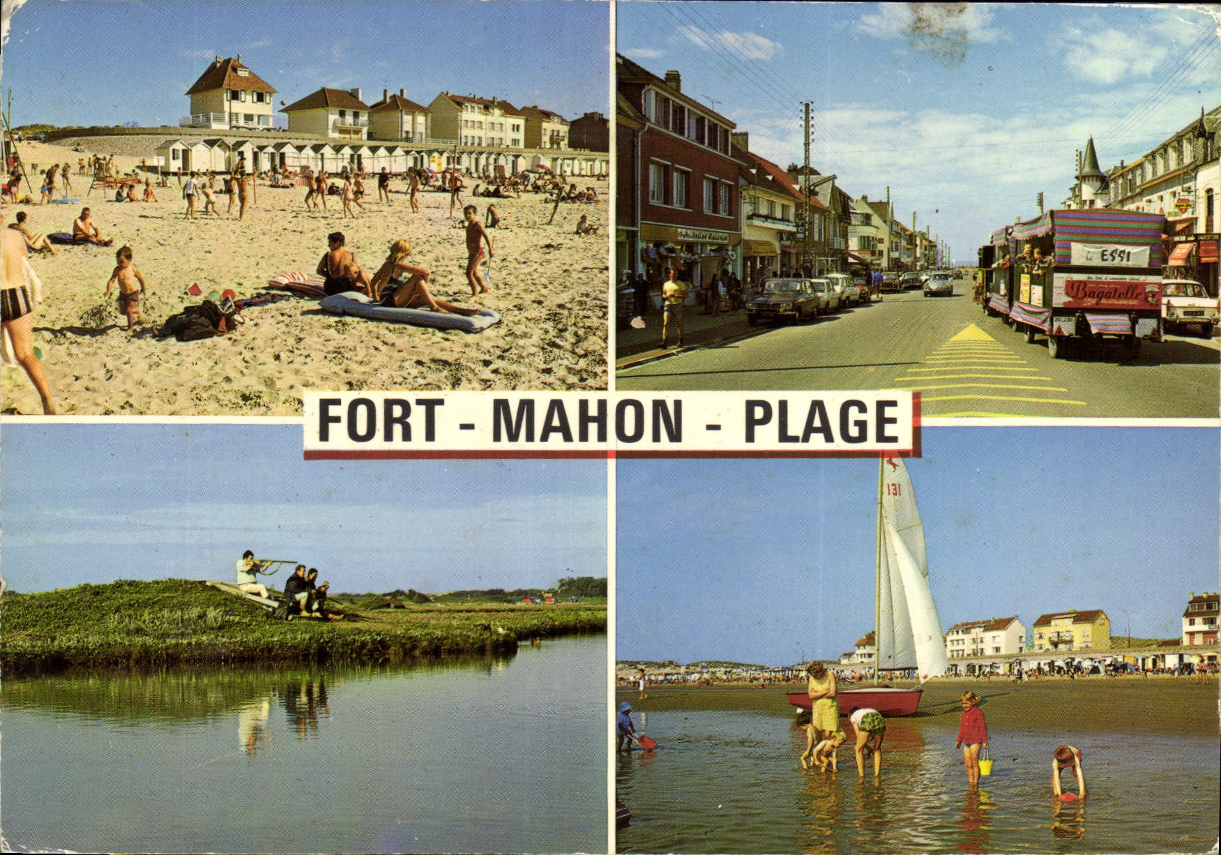 CPM Arts & Couleurs Fort Mahon Plage Somme Train Bagatelle