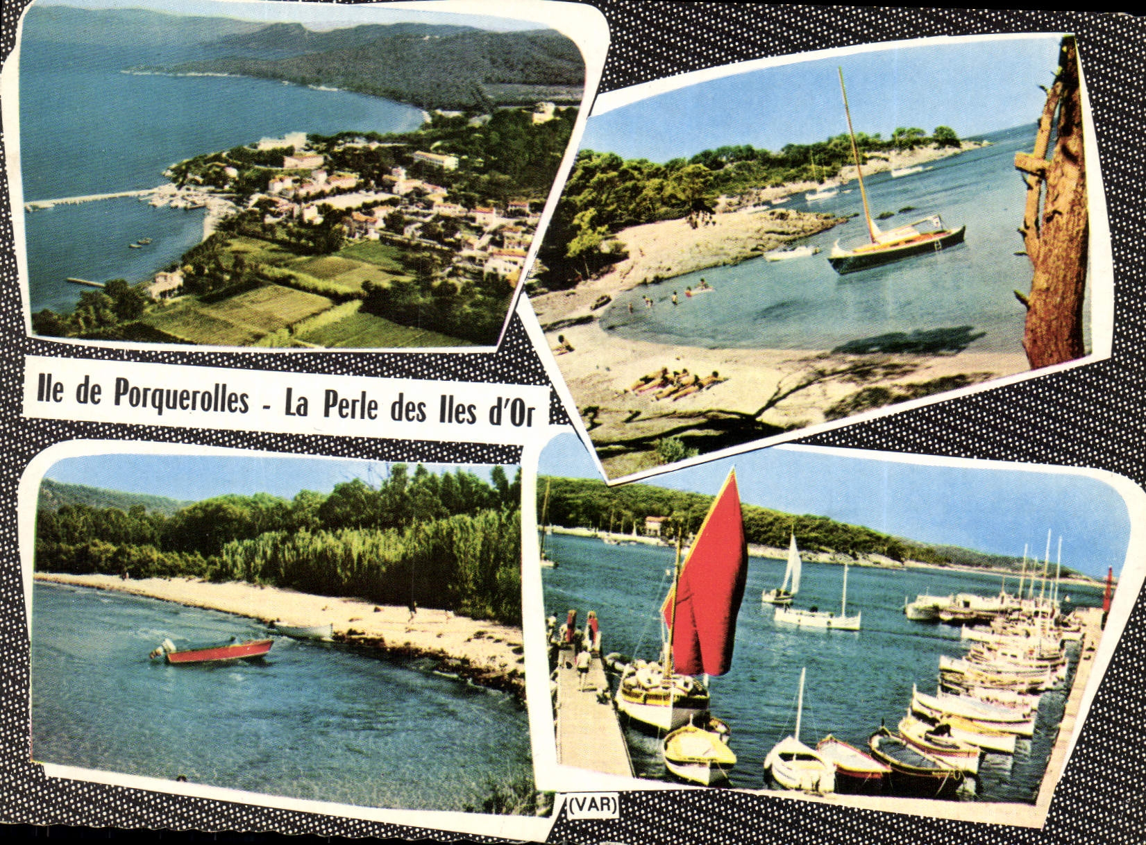 CPM Ile de Porquerolles la Perle des iles d'Or