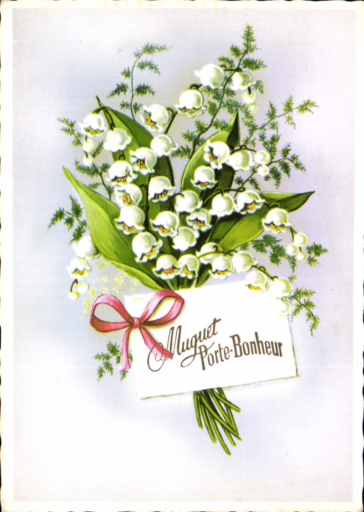 CPM Muguet Porte Bonheur Fleurs
