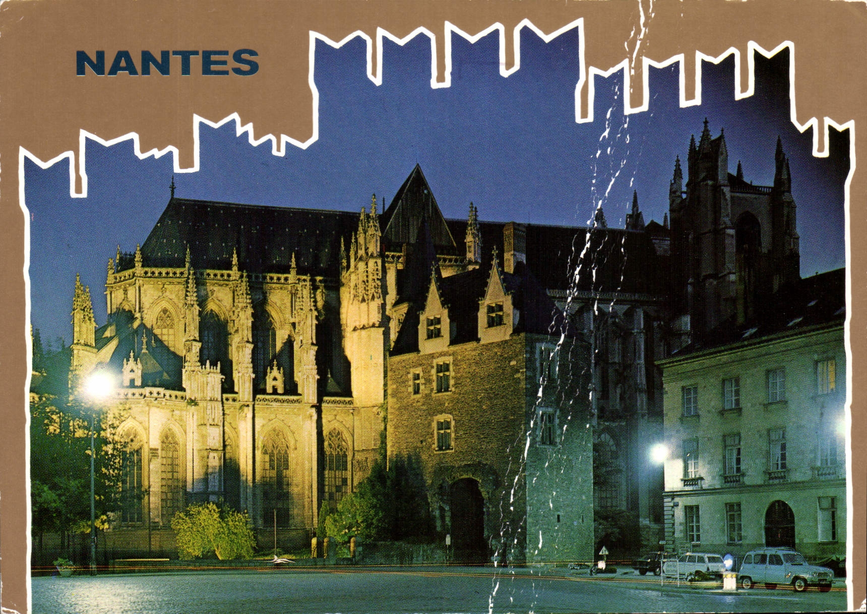 CPM Nantes Loire Atlantique la Cathedrale et la Porte Saint Pierre 