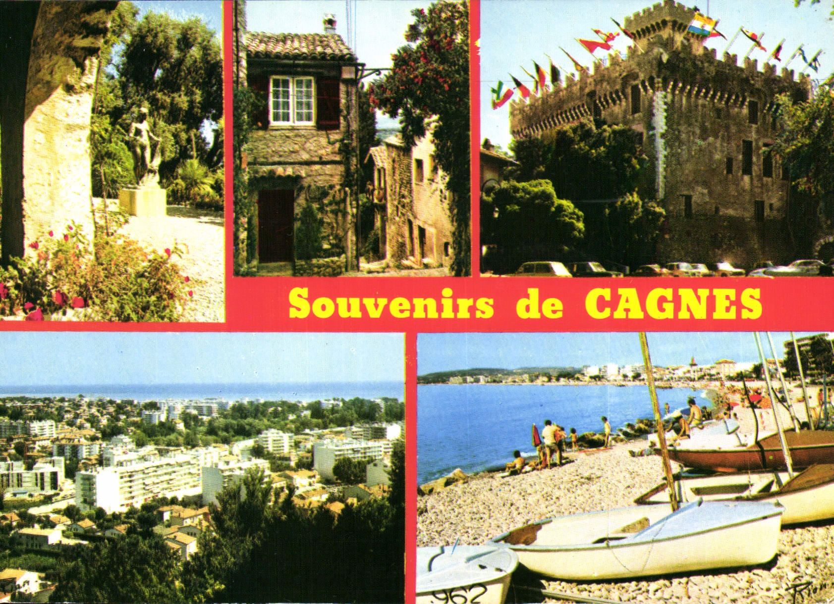 CPM La Cote d'Azur inoubliable Haut de Cagnes 