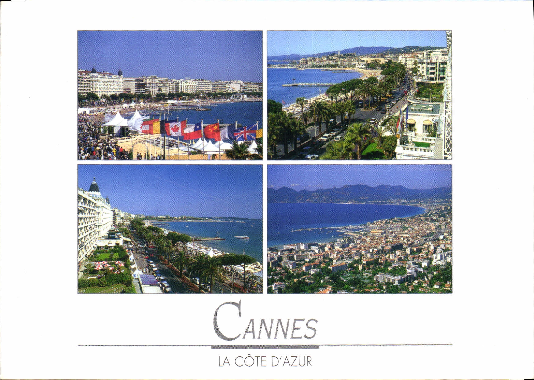 CPM La Cote d'Azur Inoubliable Cannes A M Vue generale la Croisette 