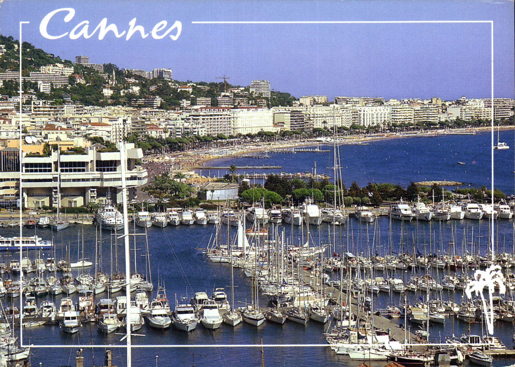 CPM La Cote d'Azur Inoubliable Cannes A M le Palais du Festival et la Croisette 