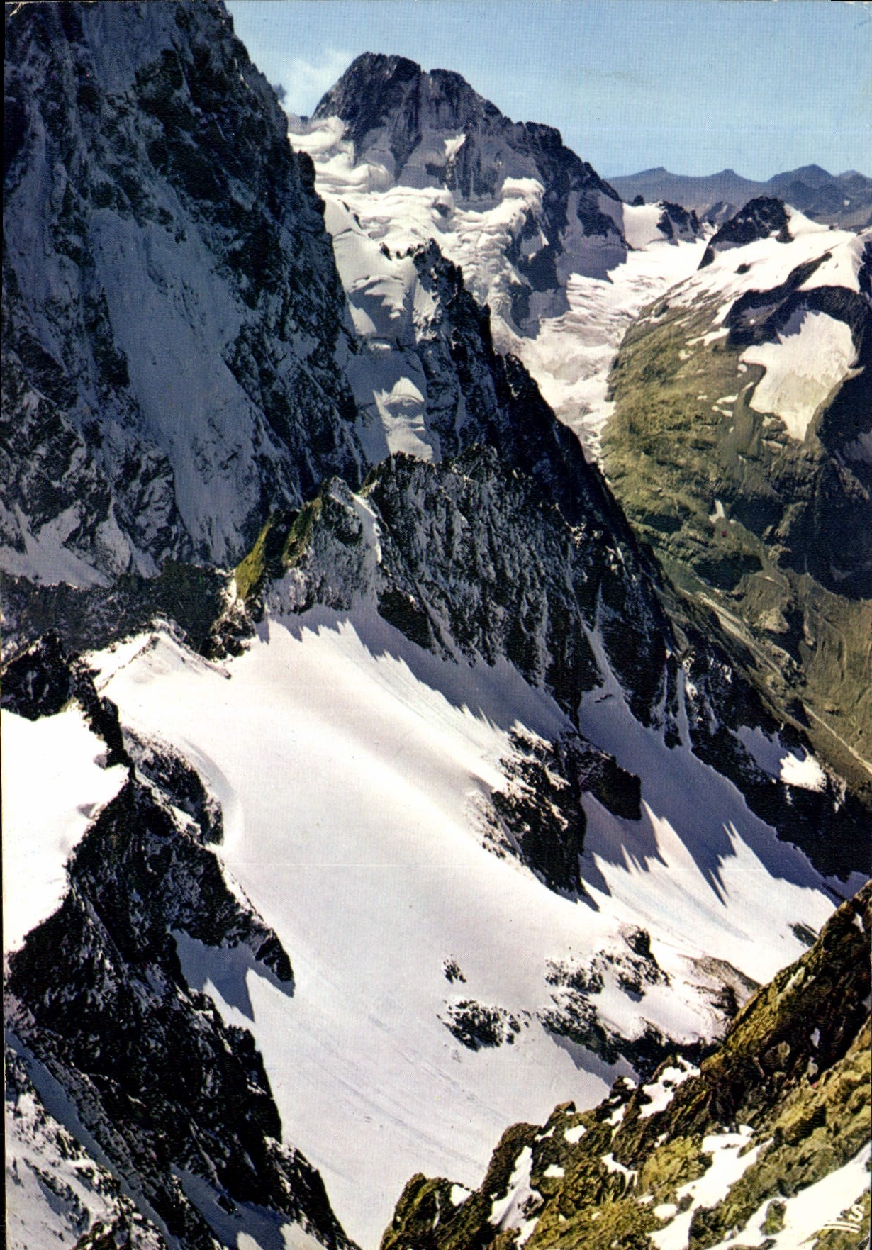 CPM Parc national des Ecrins Face de l'Ailefroide et les bans 