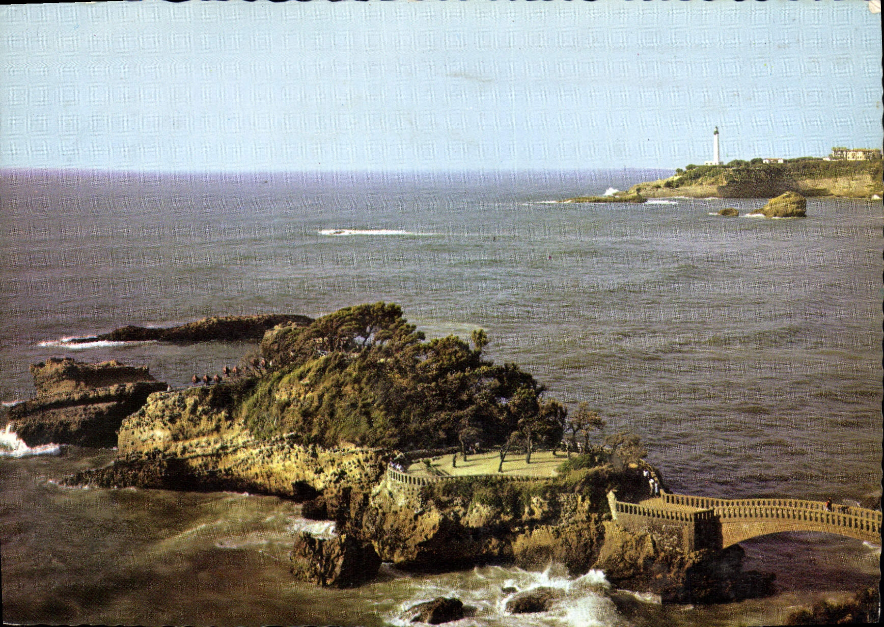 CPM Cote Basque Biarritz le Basta et le Phare 