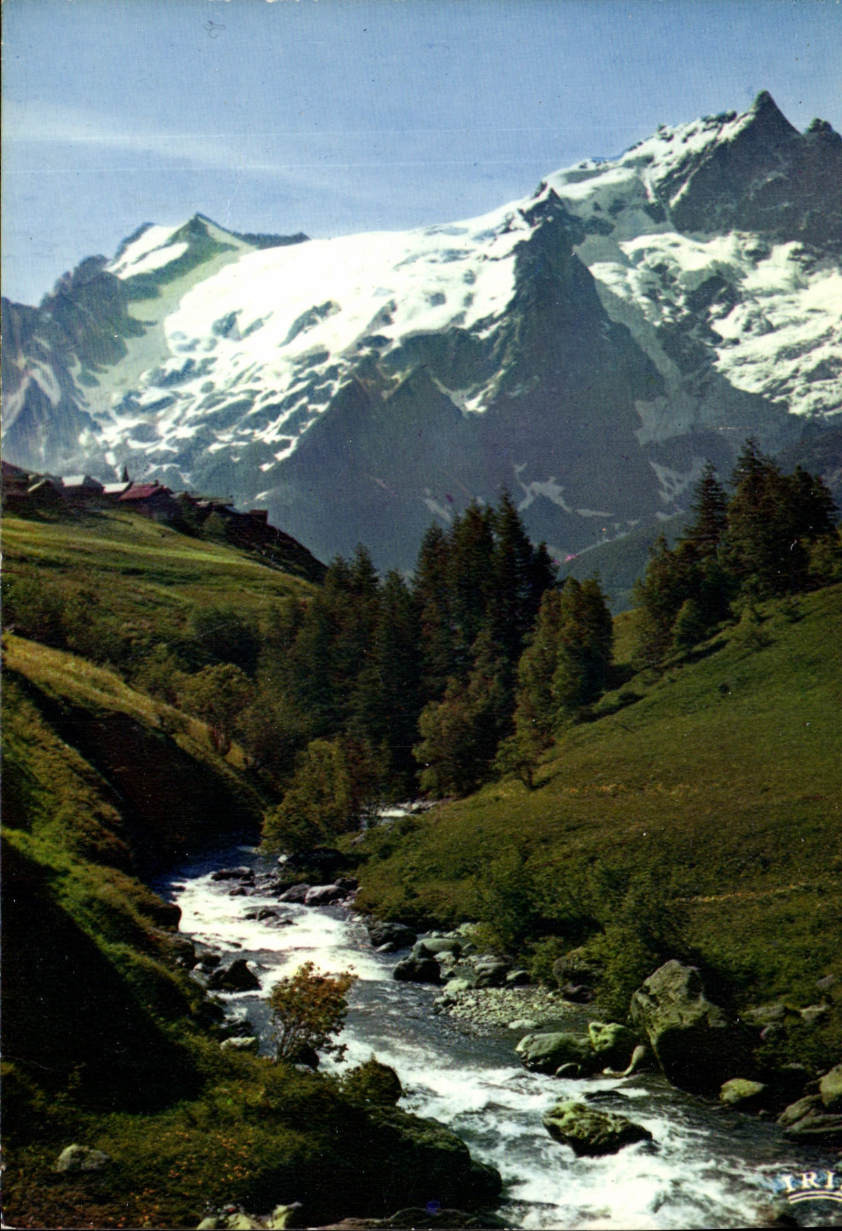 CPM Le Massif de L'Oisans La Meije depuis le Chazelet