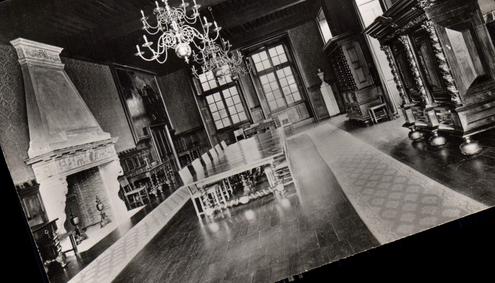 CPM Chateau de Vizille Isere La Salle a Manger