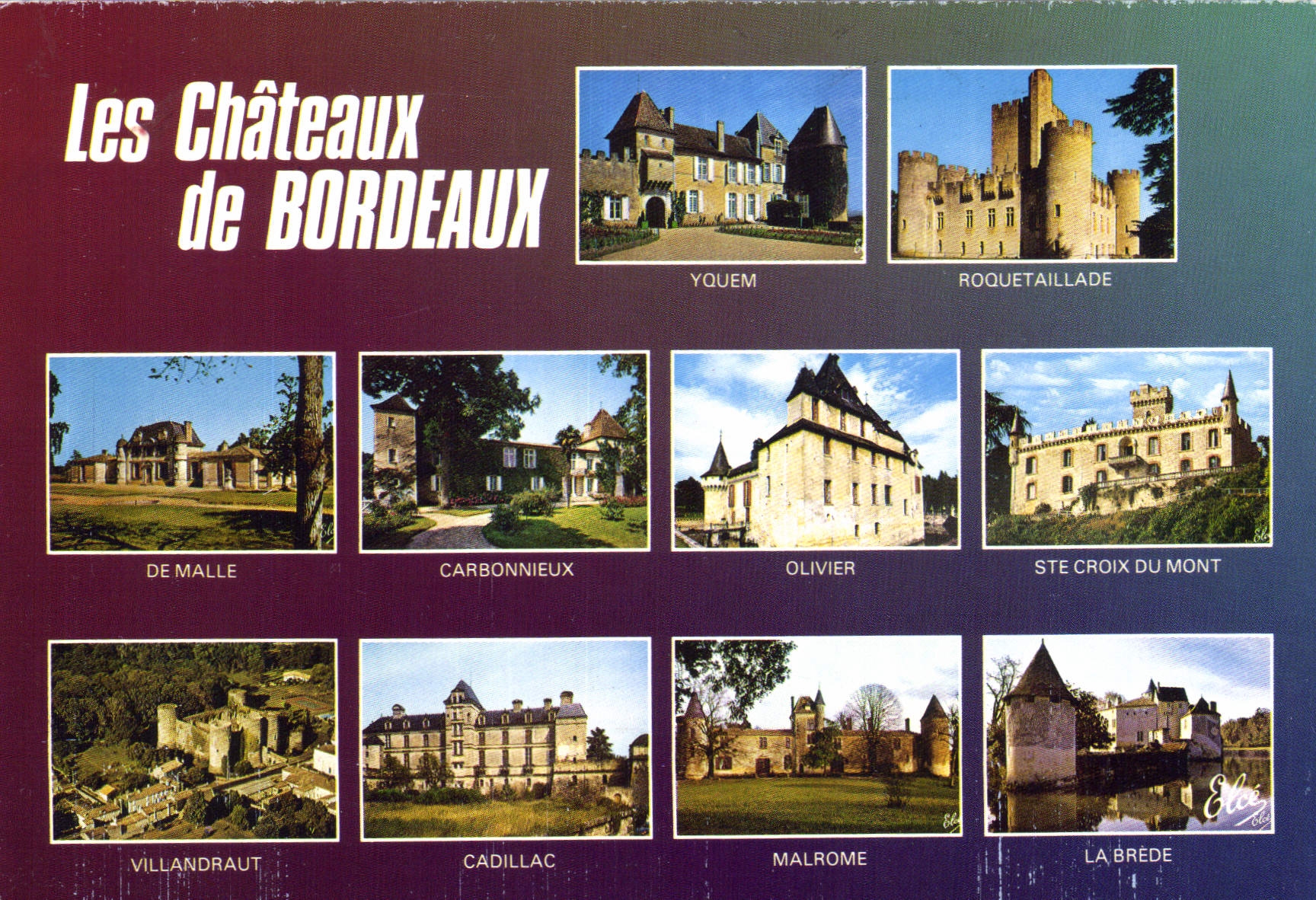 CPM Les Chateaus de Bordeaux Gironde 