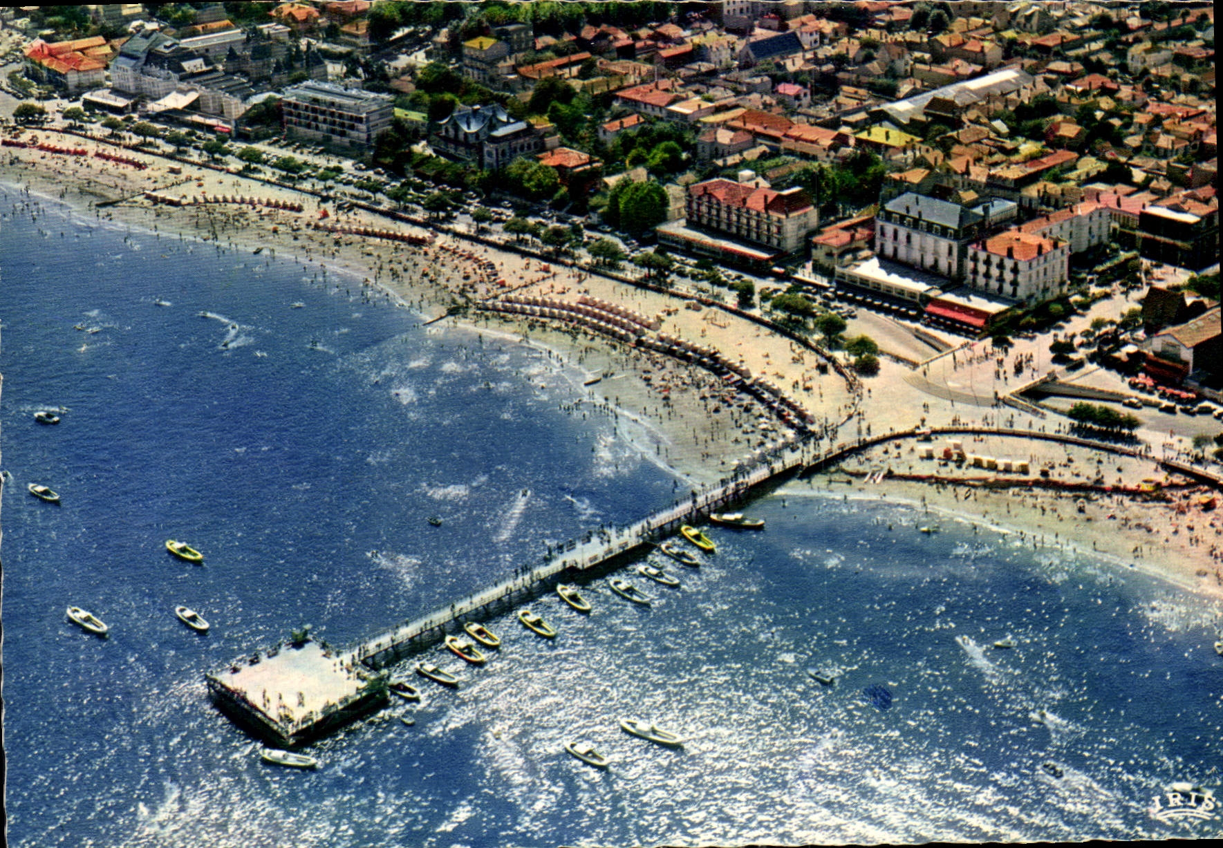 CPM Arcachon Vue du Ciel la Jetee Thiers
