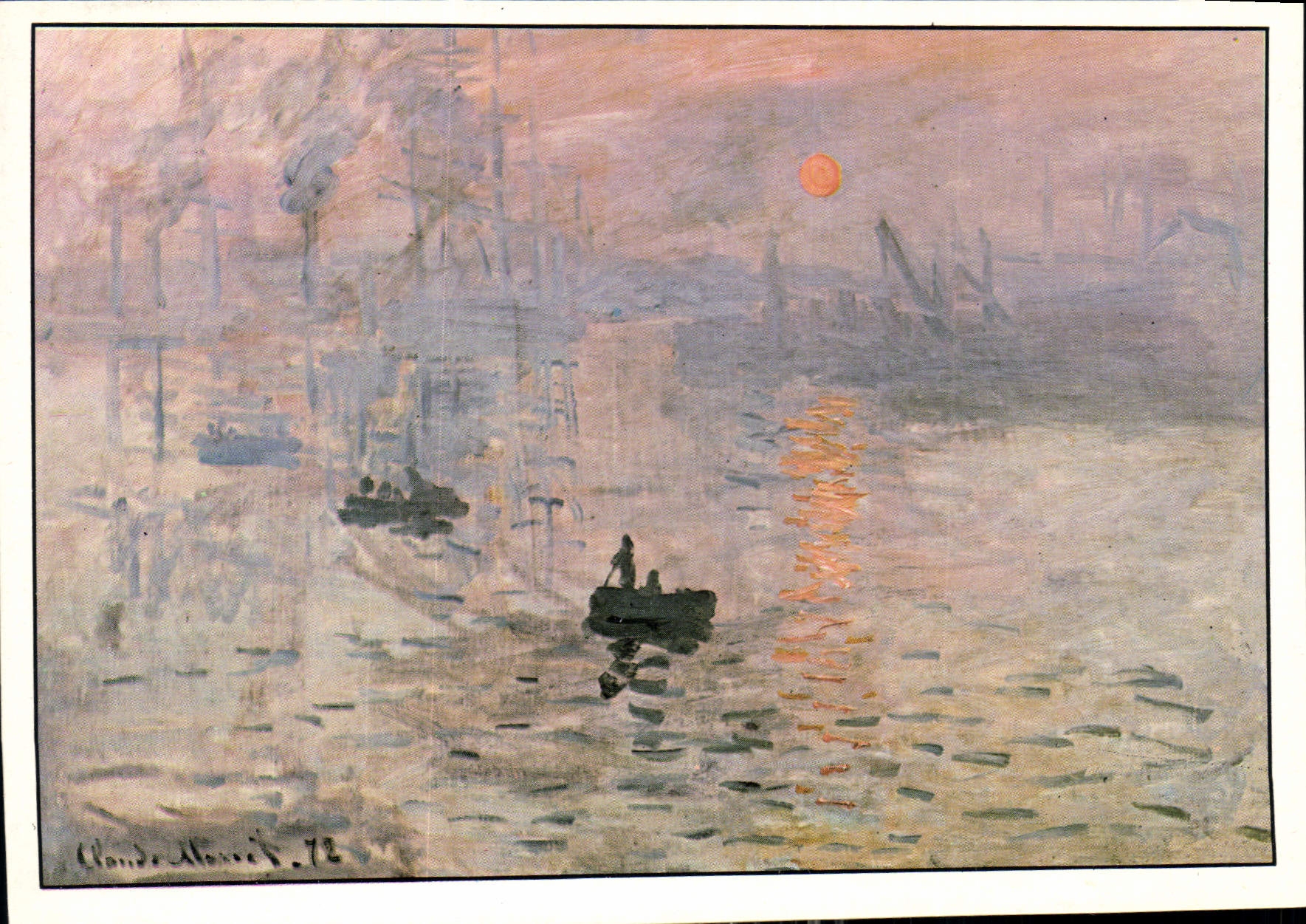 CPM Monet Claude Impression Soleil levant 