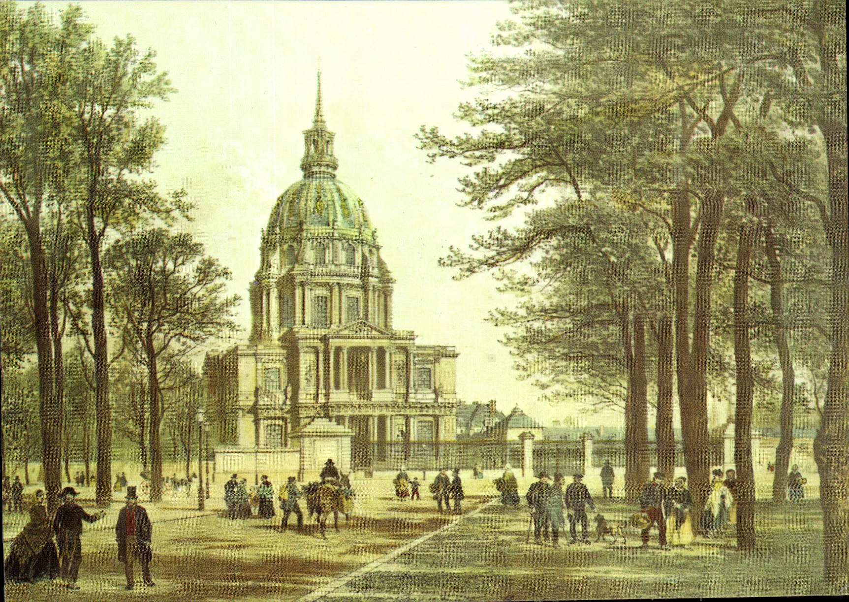 CPM Paris du temps jadis le Dome des Invalides