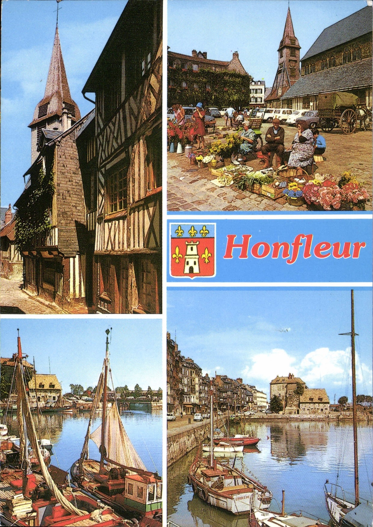 CPM La Cote Fleurie Honfleur Calvados 
