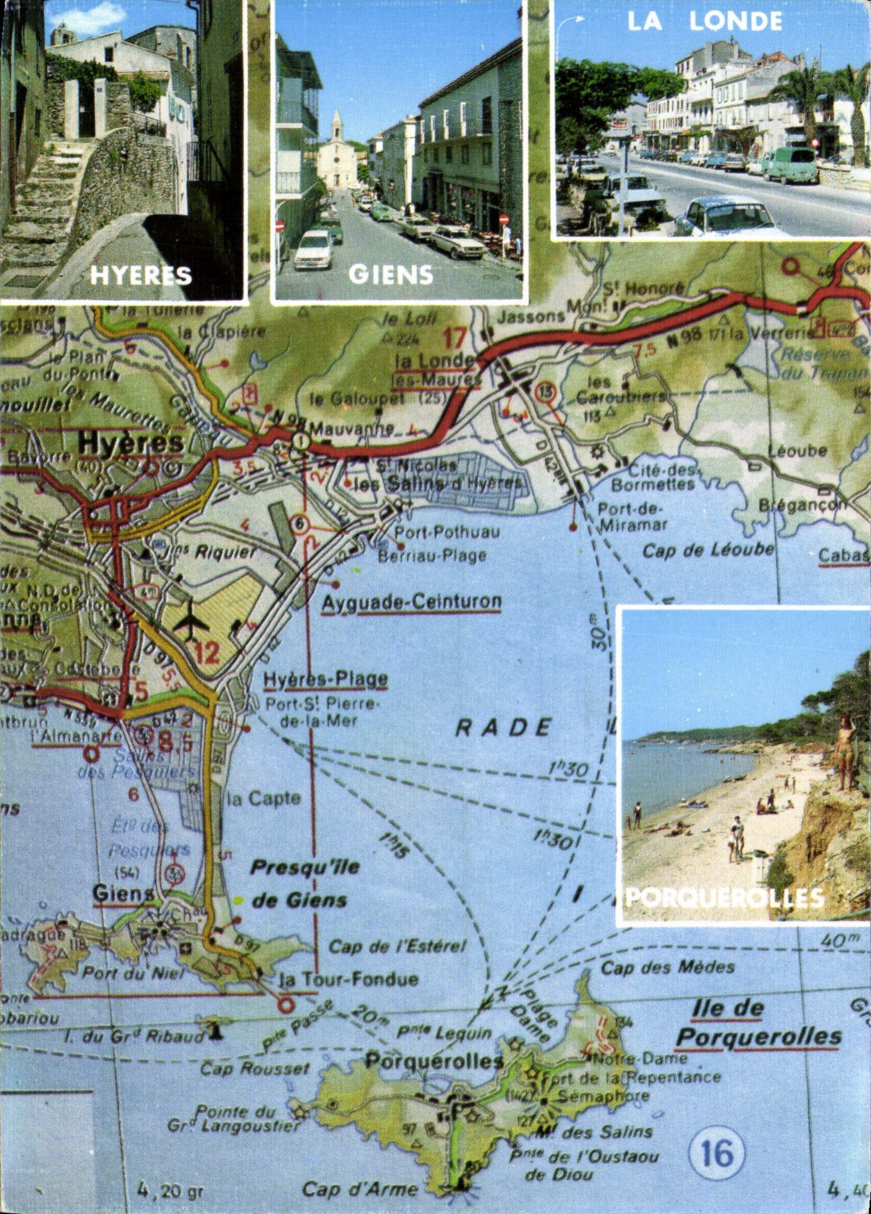 CPM Lumiere et Beaute de la Cote d'Azur Souvenir de la Cote Varoise