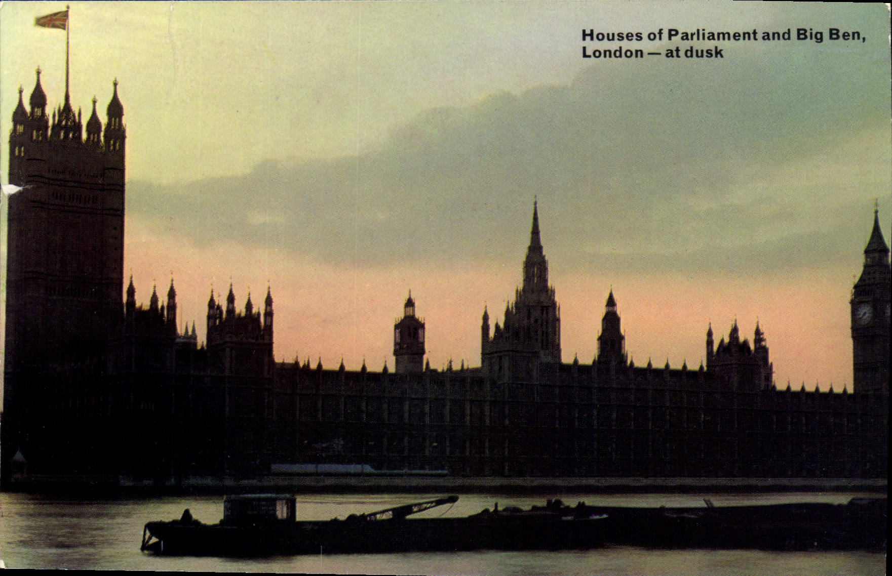 CPM Houses of Parliament and Big Ben London at dusk