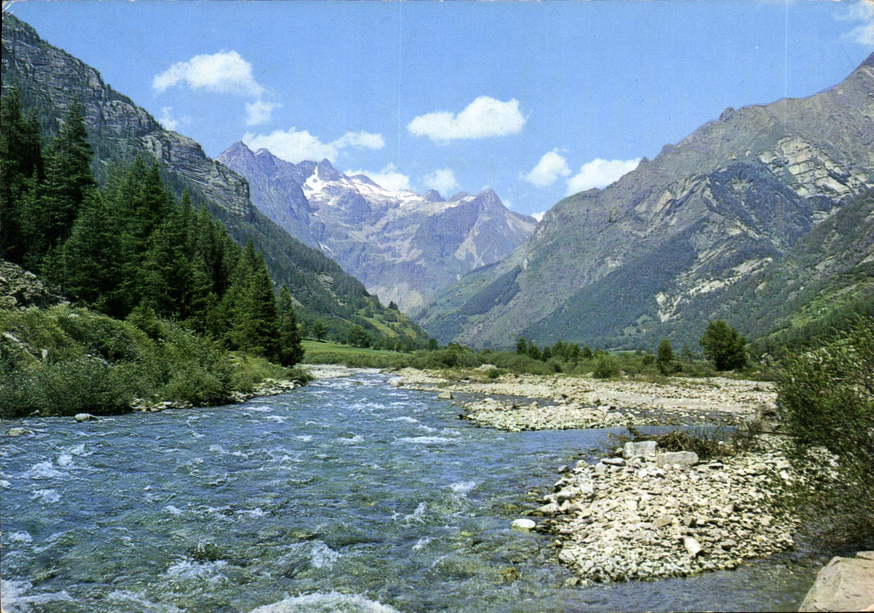CPM Vallee du Haut Champsaur Hautes Alpes Le Drac Blanc