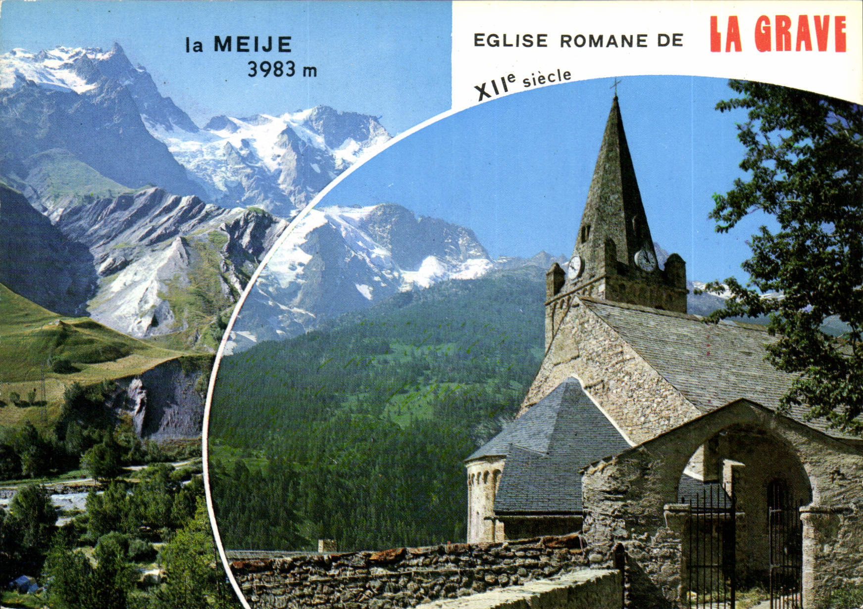 CPM La Meije Eglise Romane de la Grave