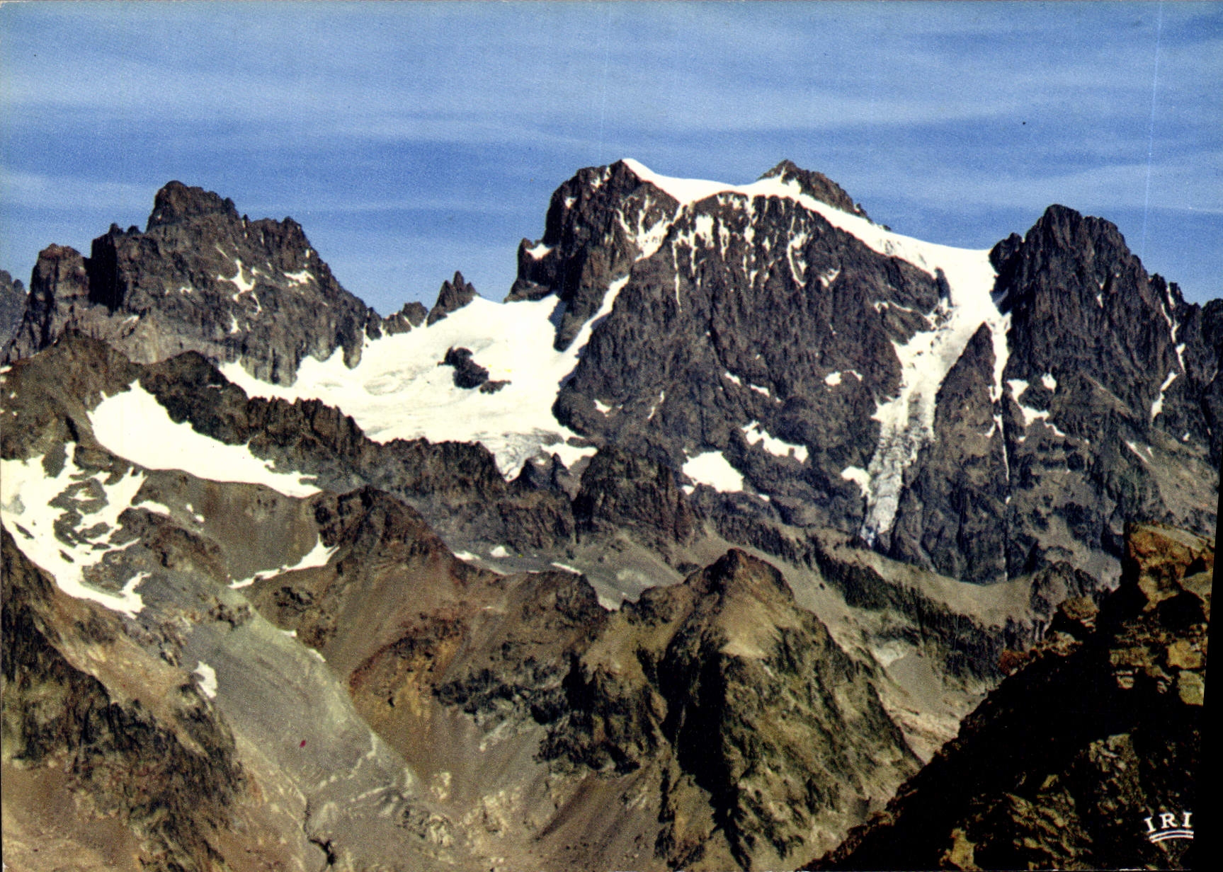 CPM En Oisans De Gad le pic sans Nom le col du Pelvoux le Pelvoux le couloir Coolidge et le Petit Pe