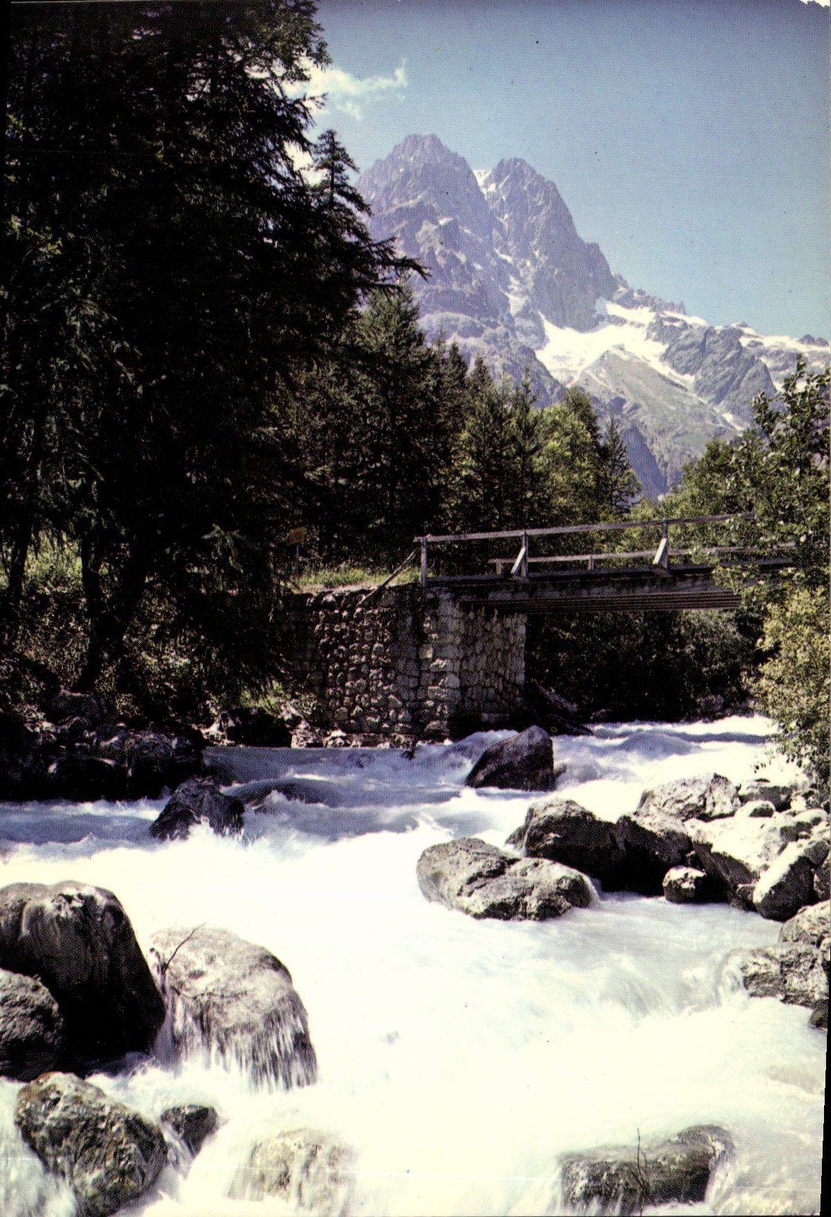 CPM Massif de l'Oisans Route d'Ailefroide et le Pelvoux