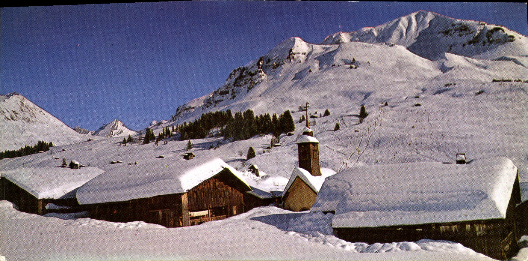 CPM Hiver dans Les Alpes 