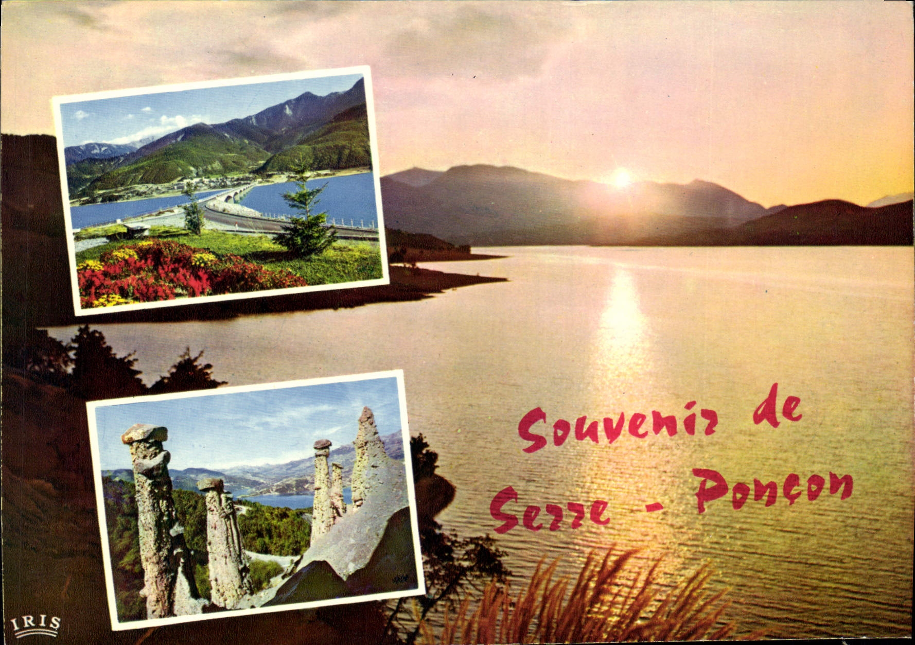 CPM Souvenir de Serre Poncon 