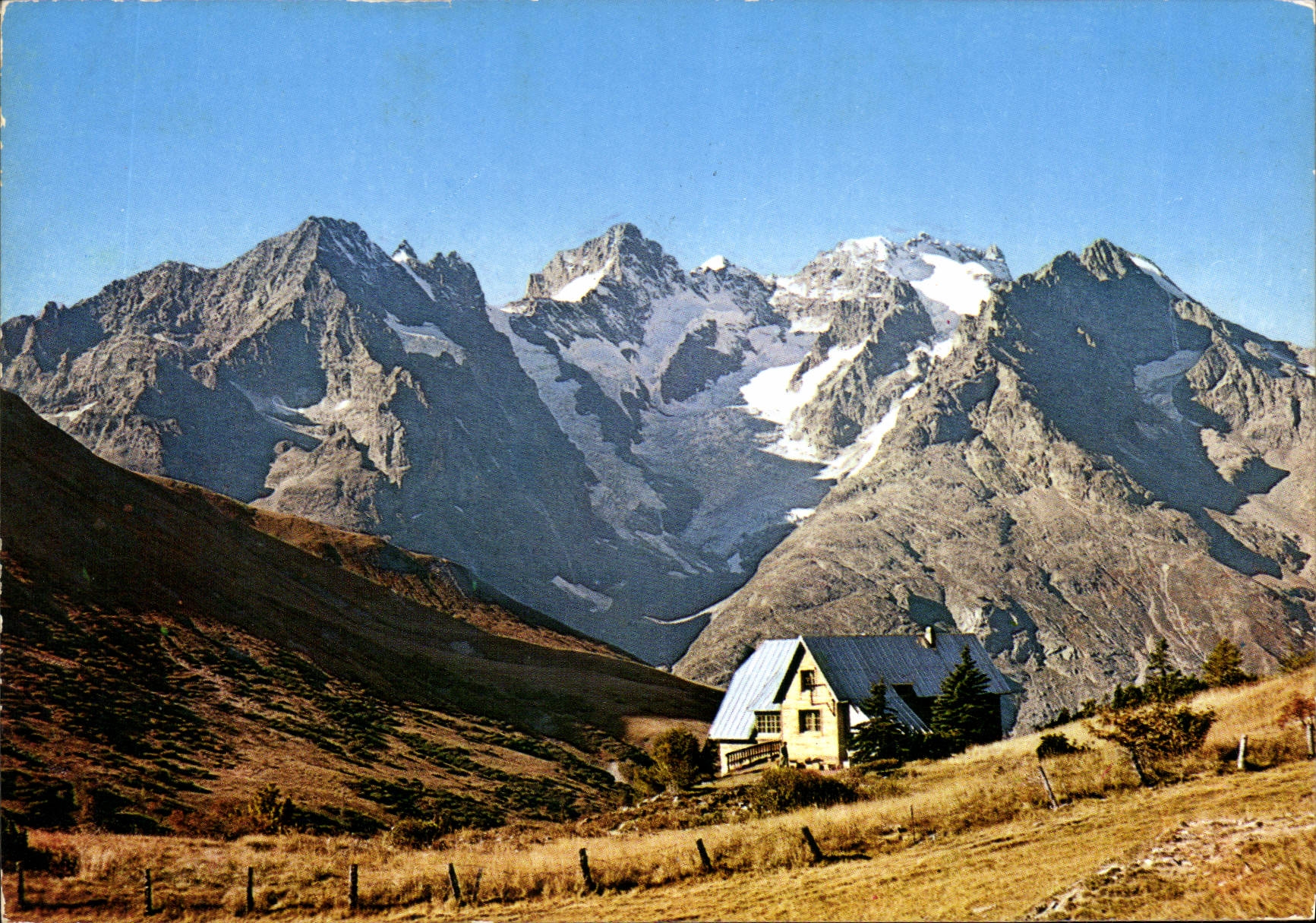 CPM Jardin Alpin du Lautaret et la Meije