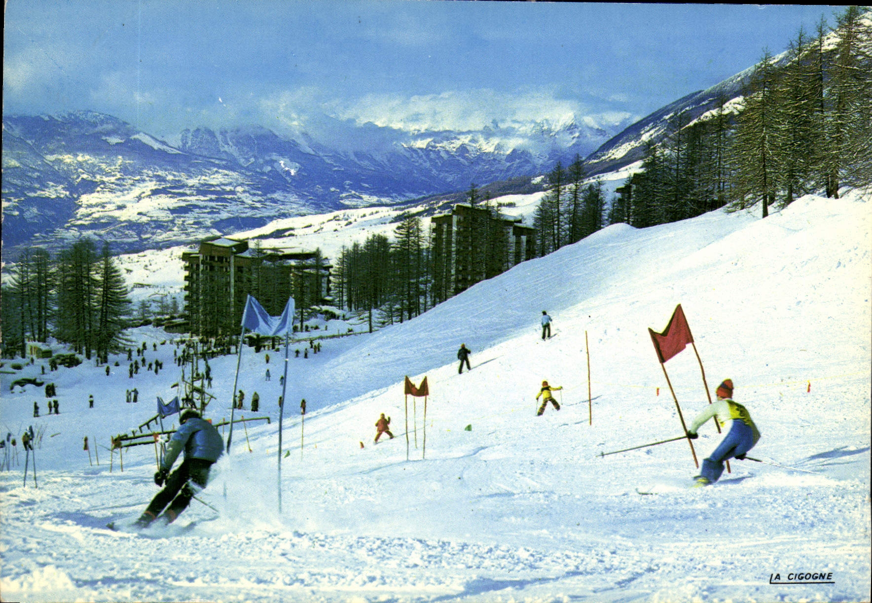 CPM Les orres Htes Alpes La Piste de Pramouton Ski