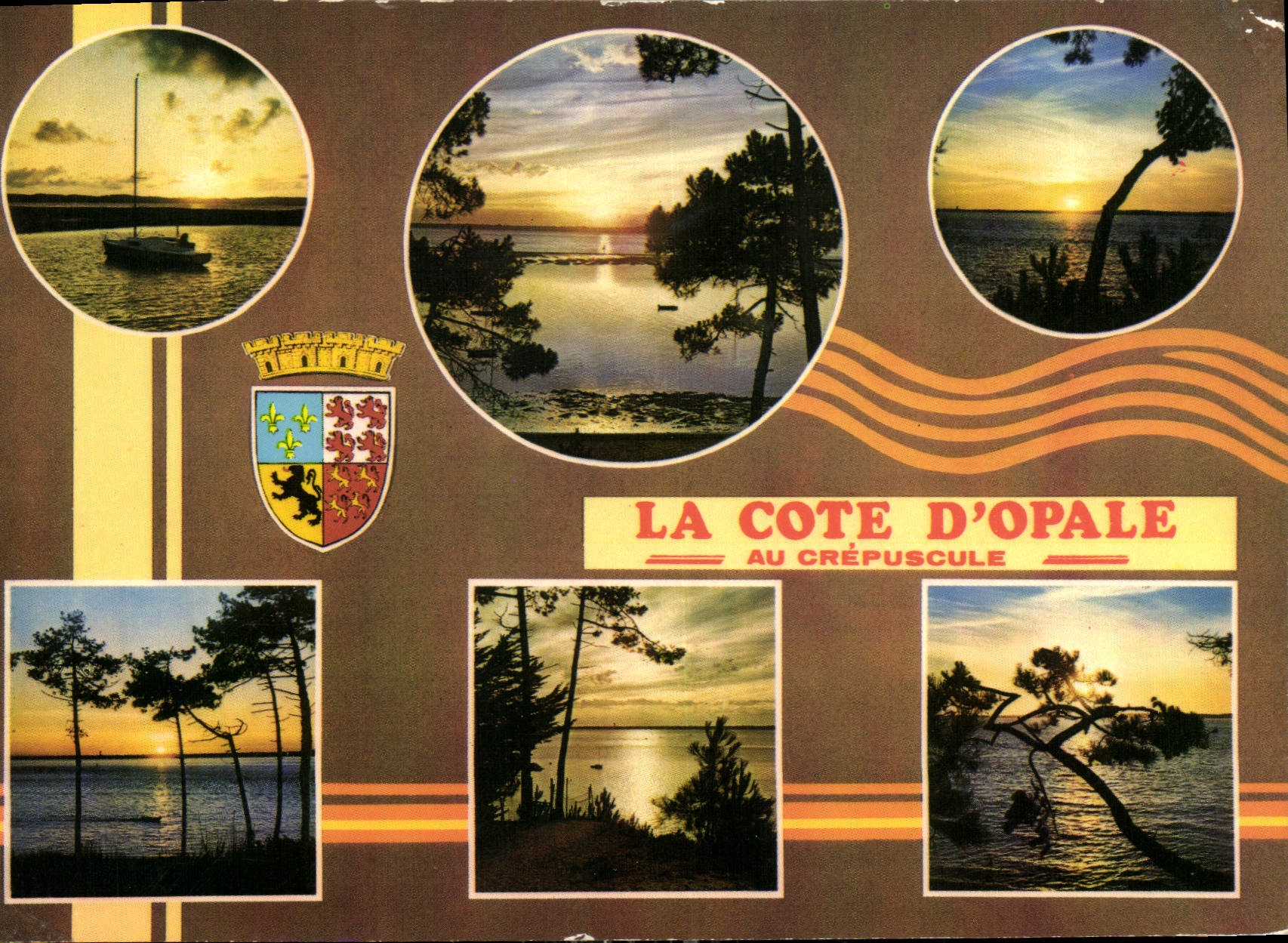 CPM La Cote d'Opale au crepuscule 