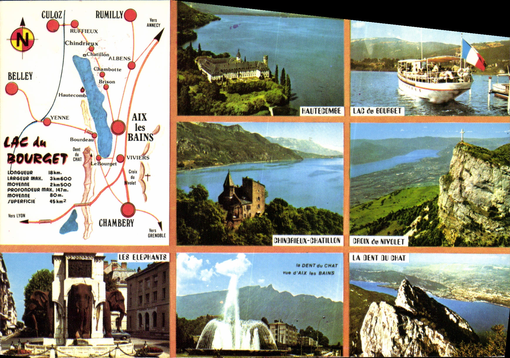 CPM Le Lac du Bourget Savoie 