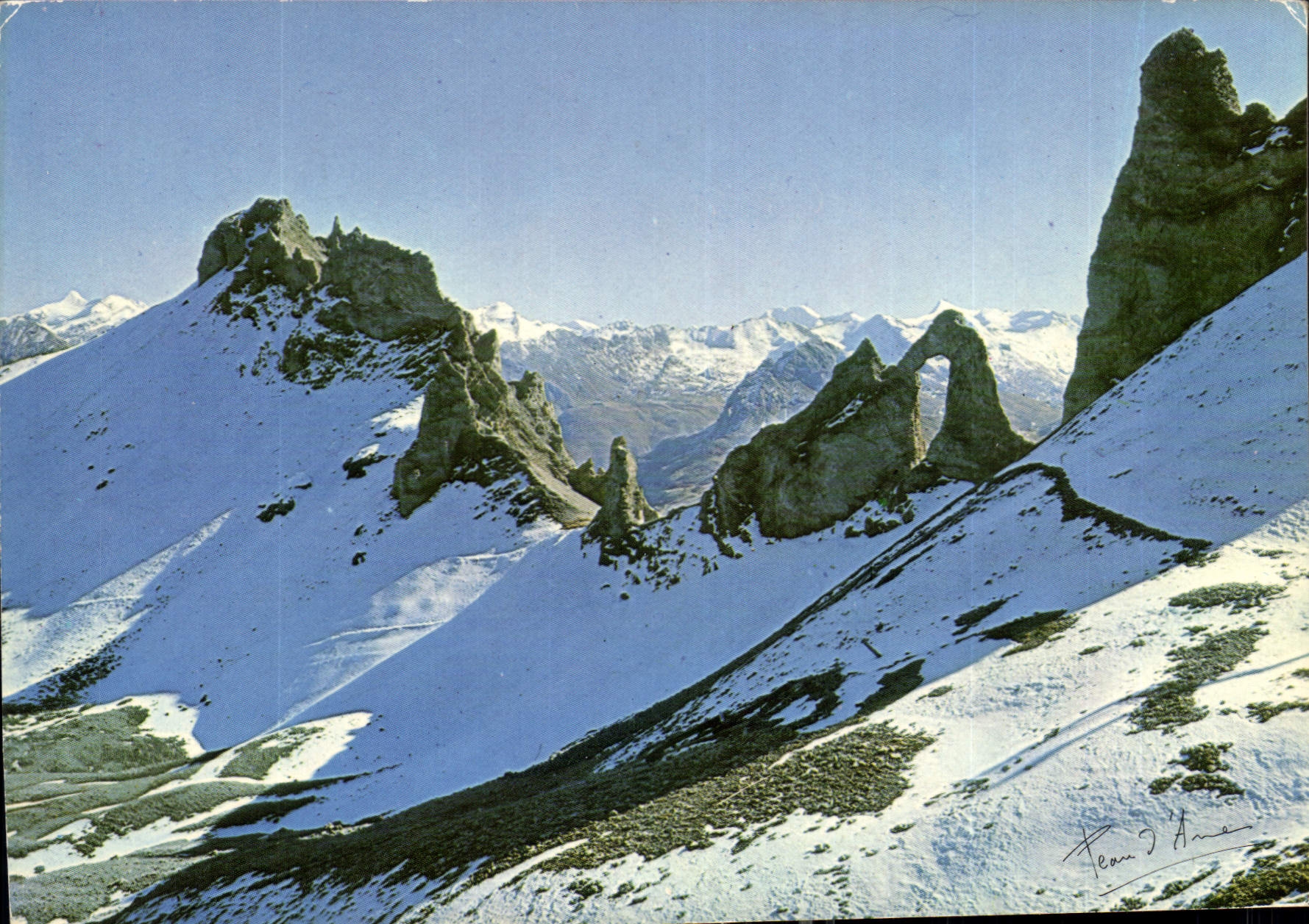 CPM Tignes Savoie L'aiguille Percee