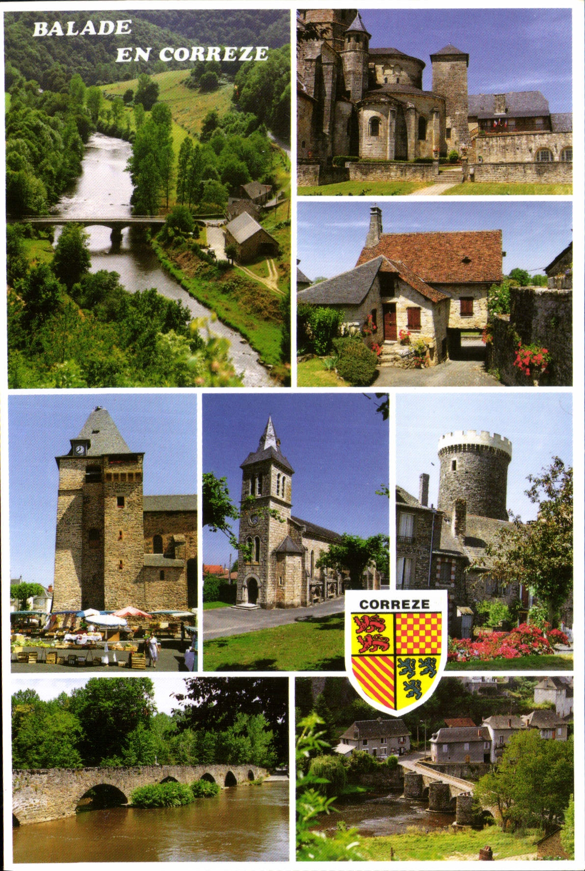 CPM La Correze Le Pays Vert 