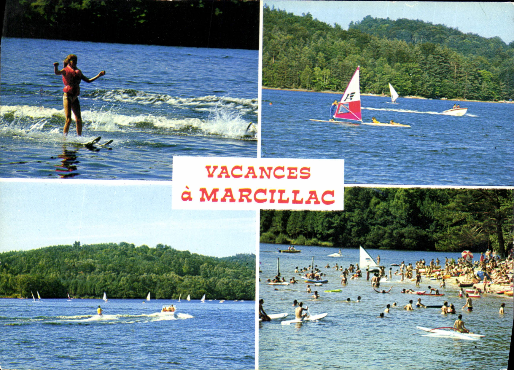 CPM Marcillac la Croizille Correze Plaisirs nautiques