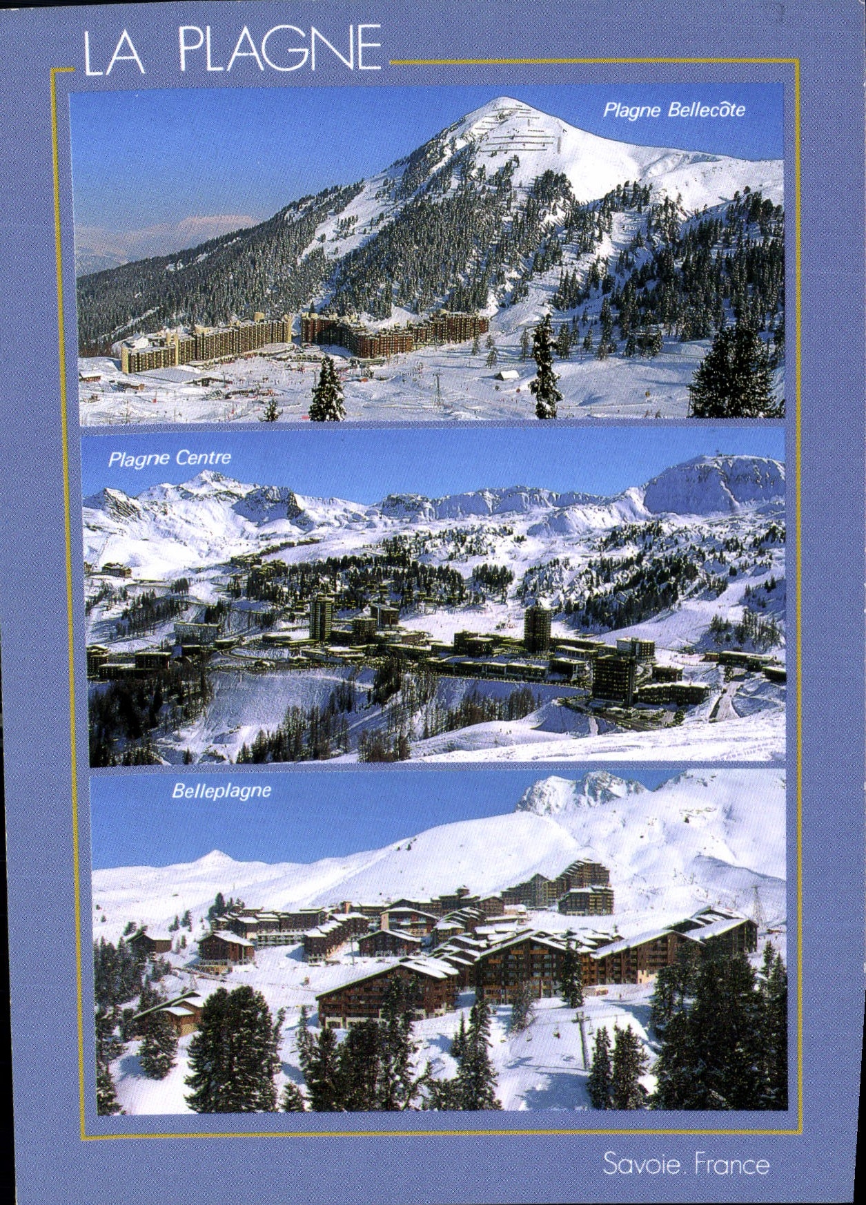 CPM En Haute Tarentaise Savoie La Plagne