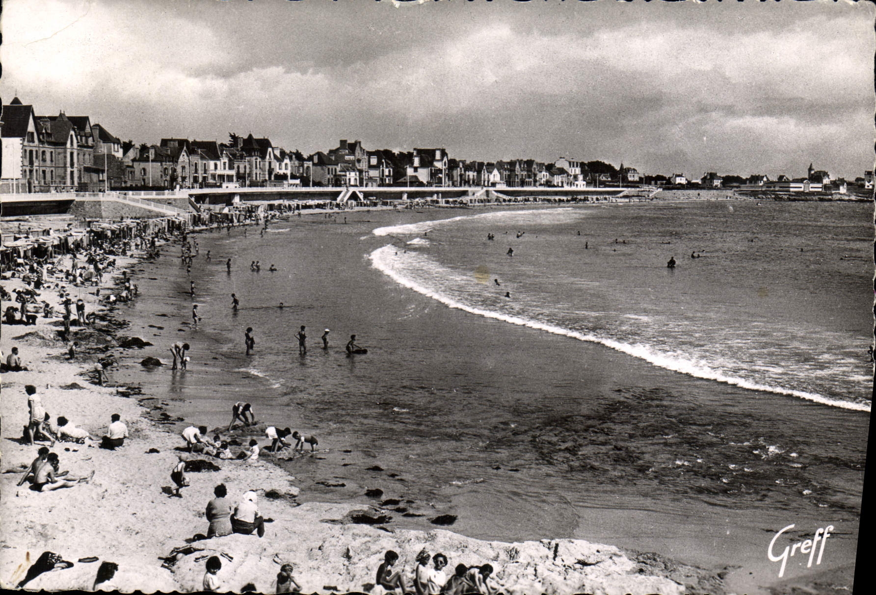 CPM En Bretagne Quiberon Morbihan La Plage 