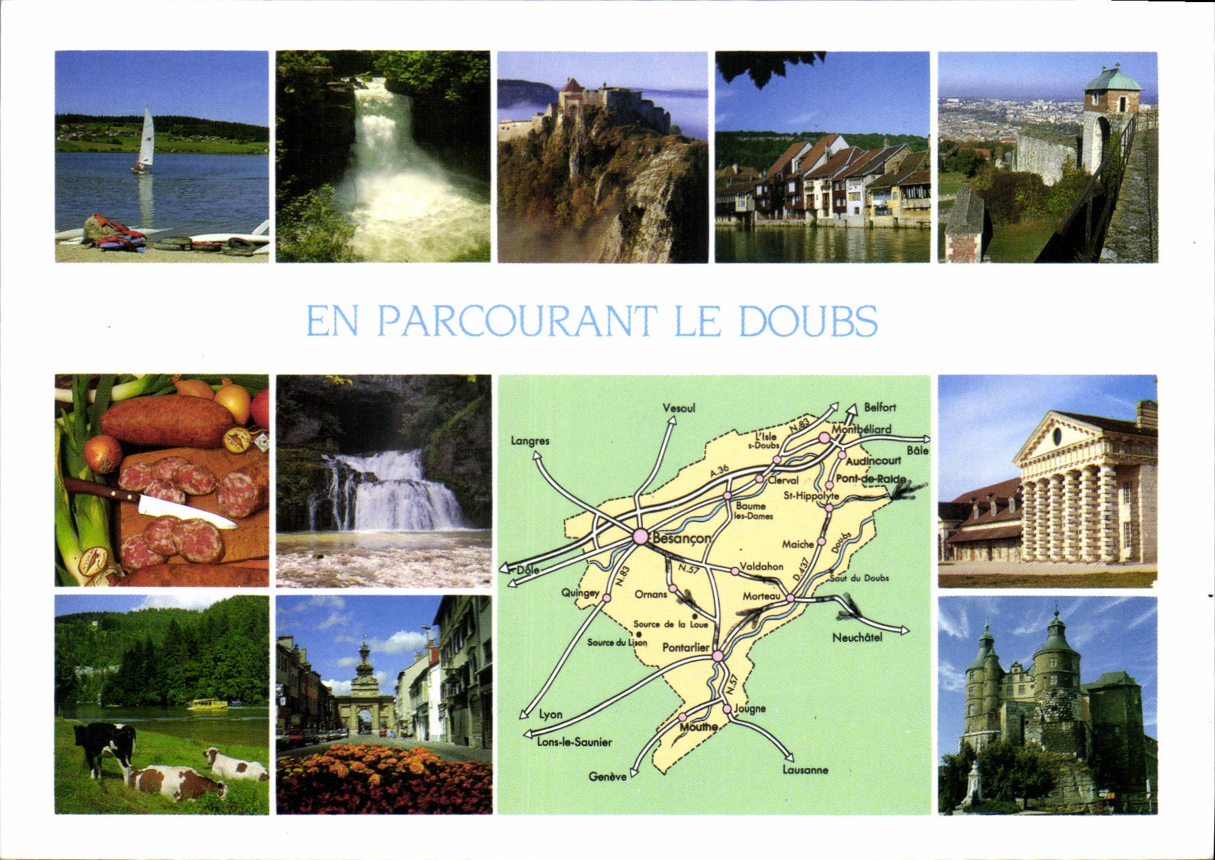 CPM En Parcourant le Doubs 