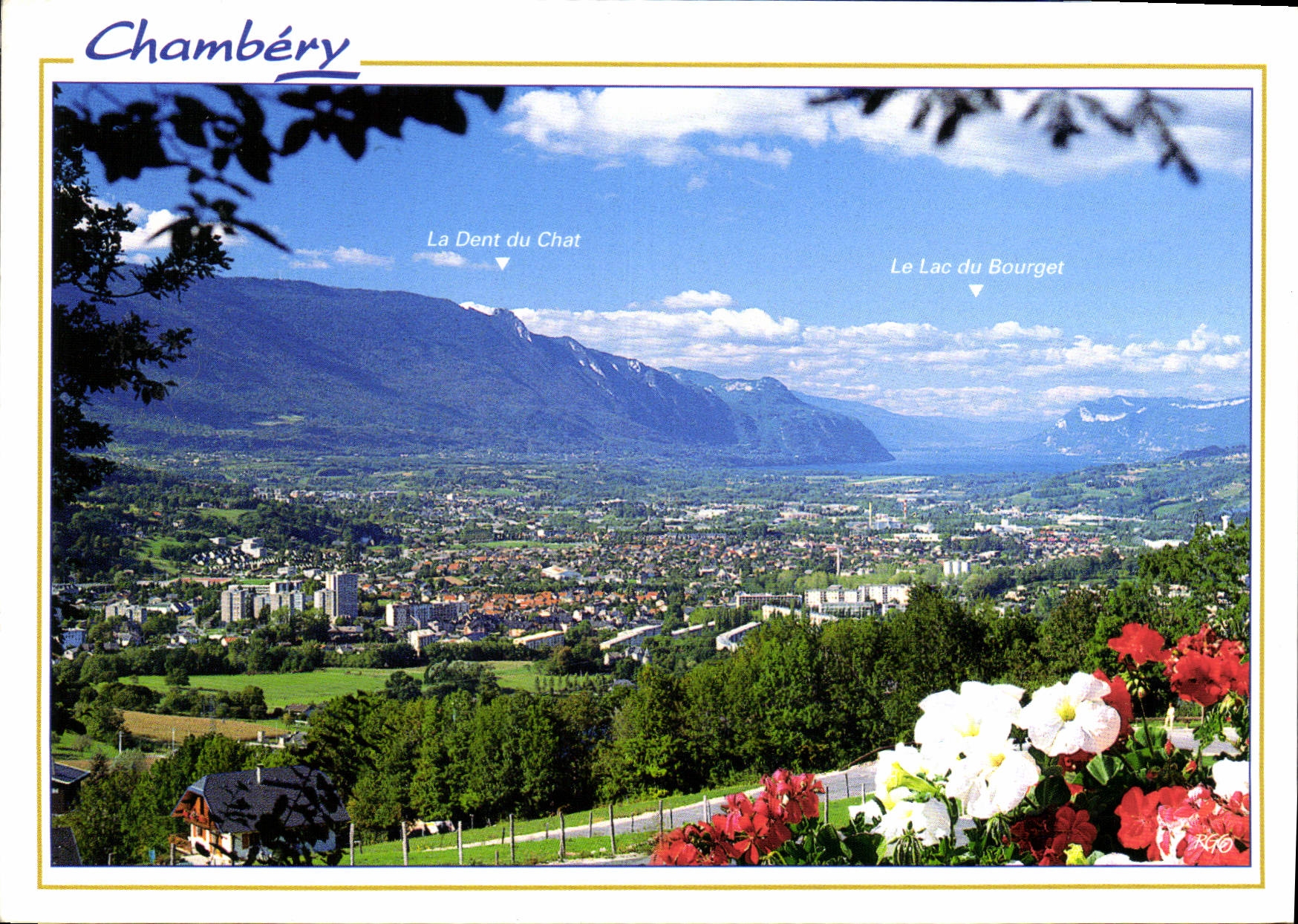 CPM Chambery Savoie Panorama de la ville au coeur de l'ete 