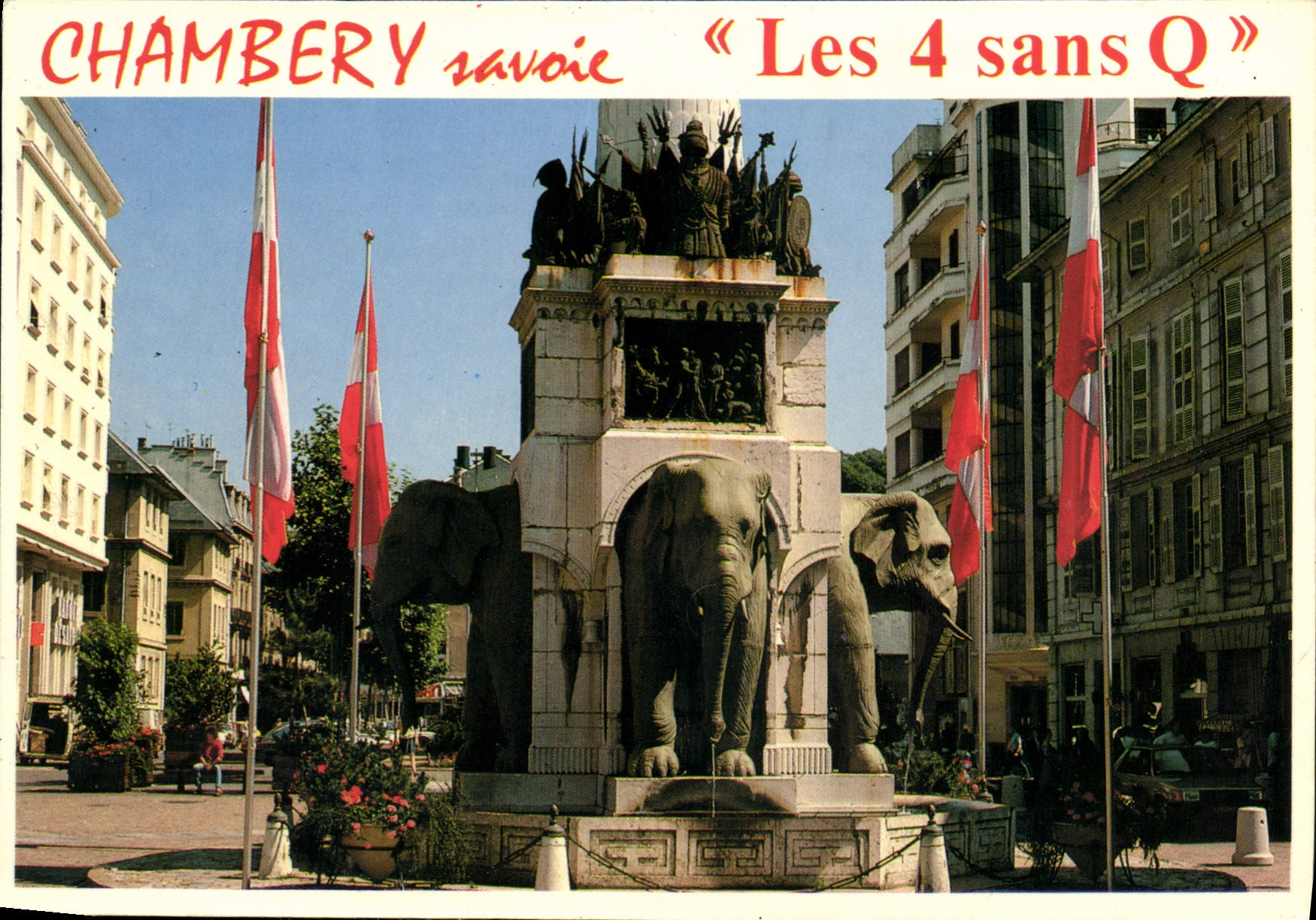 CPM Chambery savoie La Fontaine des Elephants 